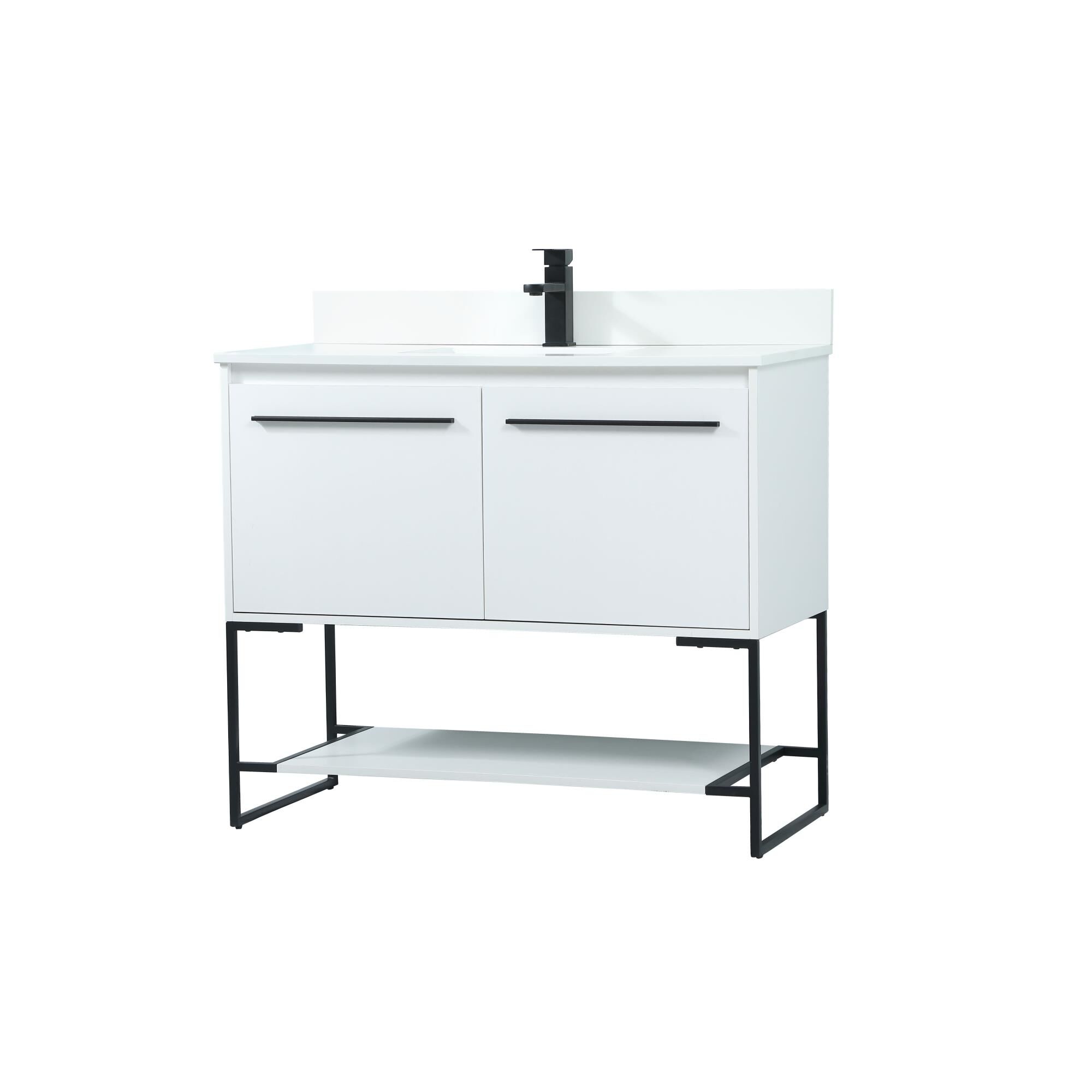 Shown in White finish