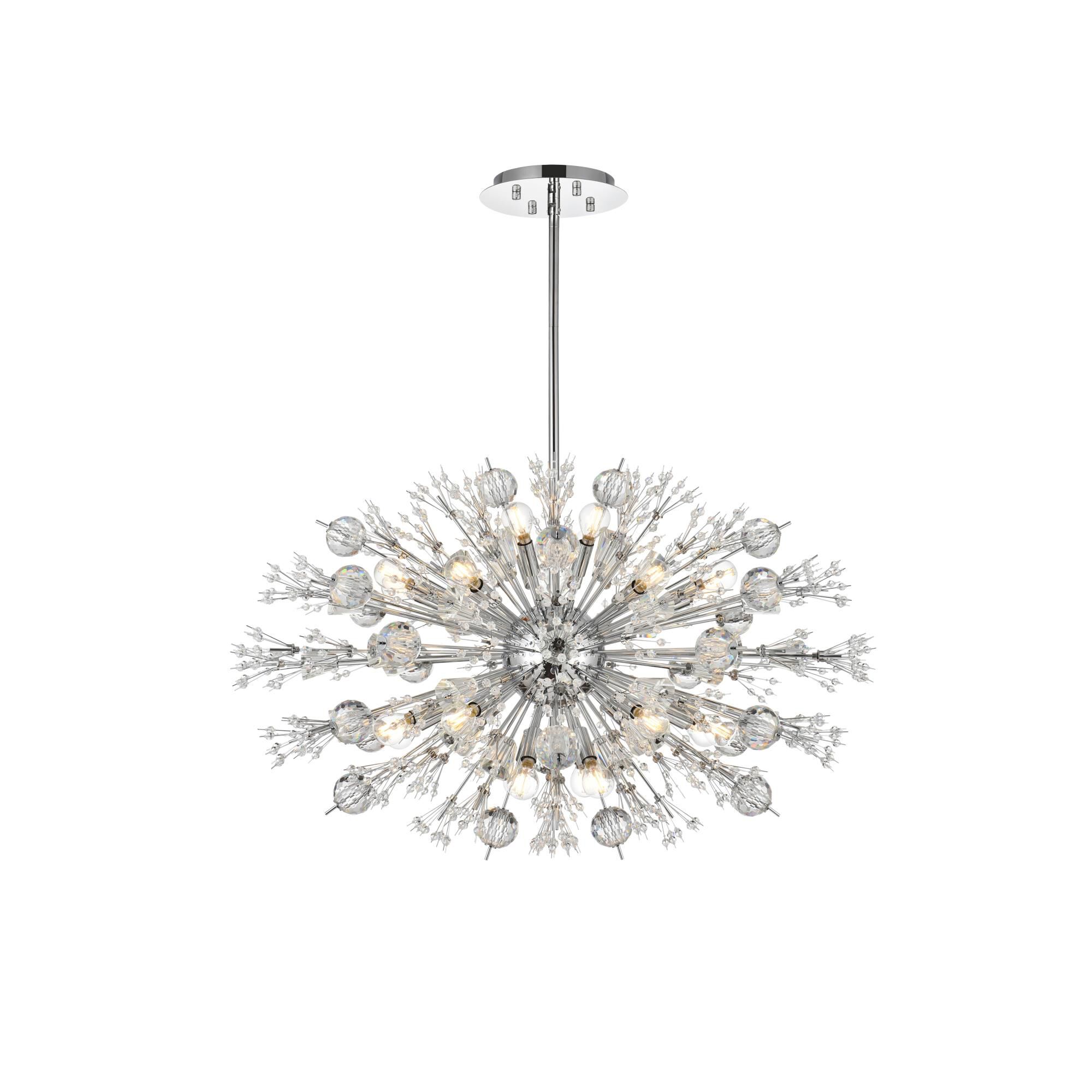 Vera 36 Inch Large Pendant by Elegant Lighting