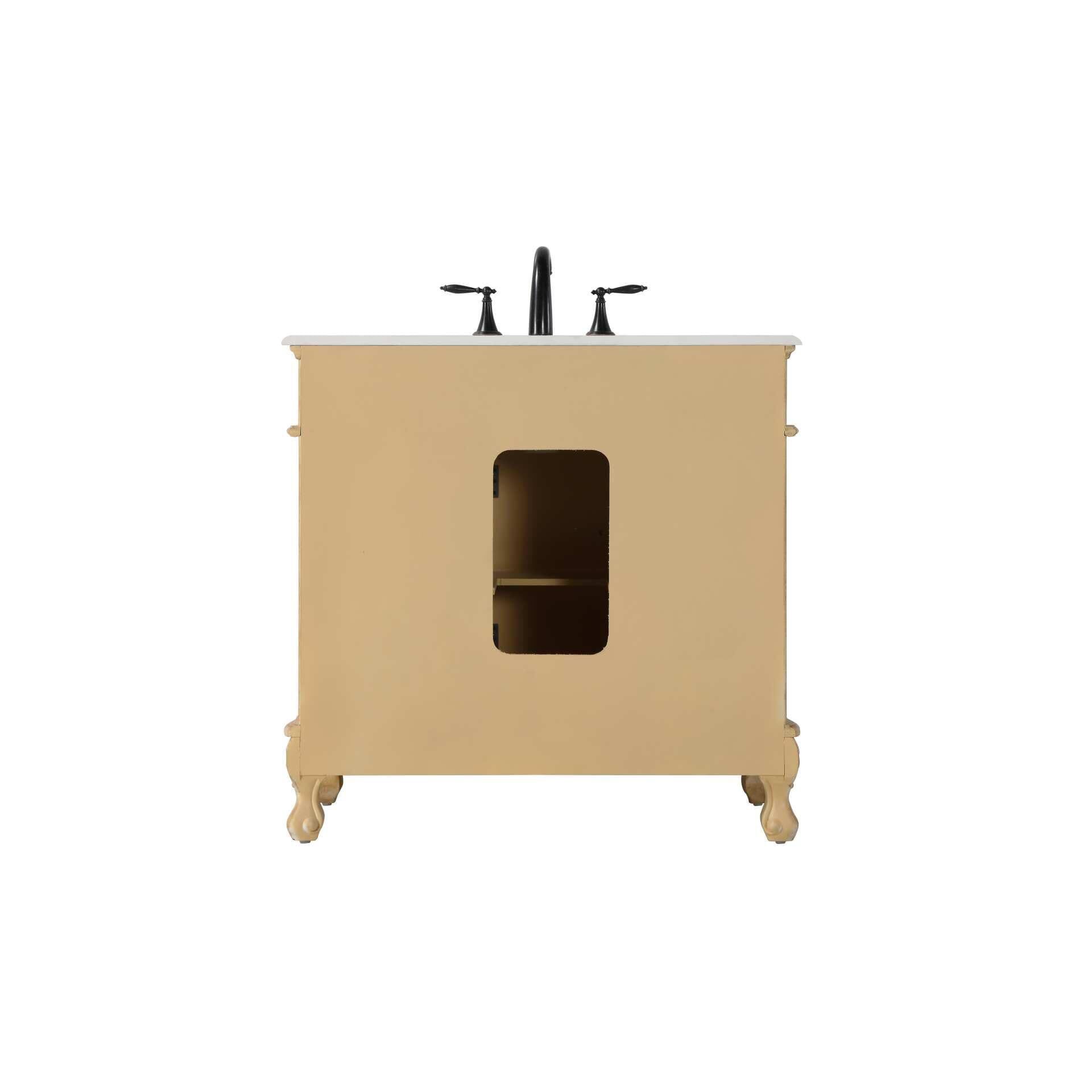 Shown in Antique Beige finish