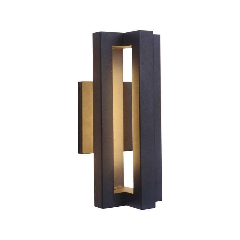 Kai 14 Inch Tall 3 Light LED Outdoor Wall Light by Craftmade