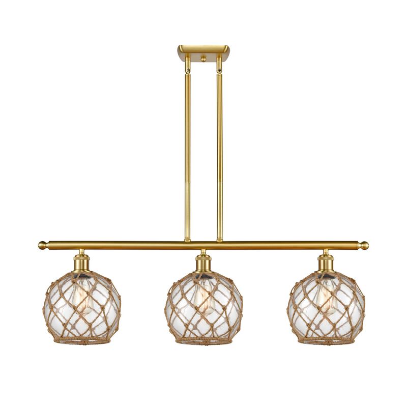 Bruno Marashlian Farmhouse Rope 36 Inch Linear Suspension Light by Innovations Lighting