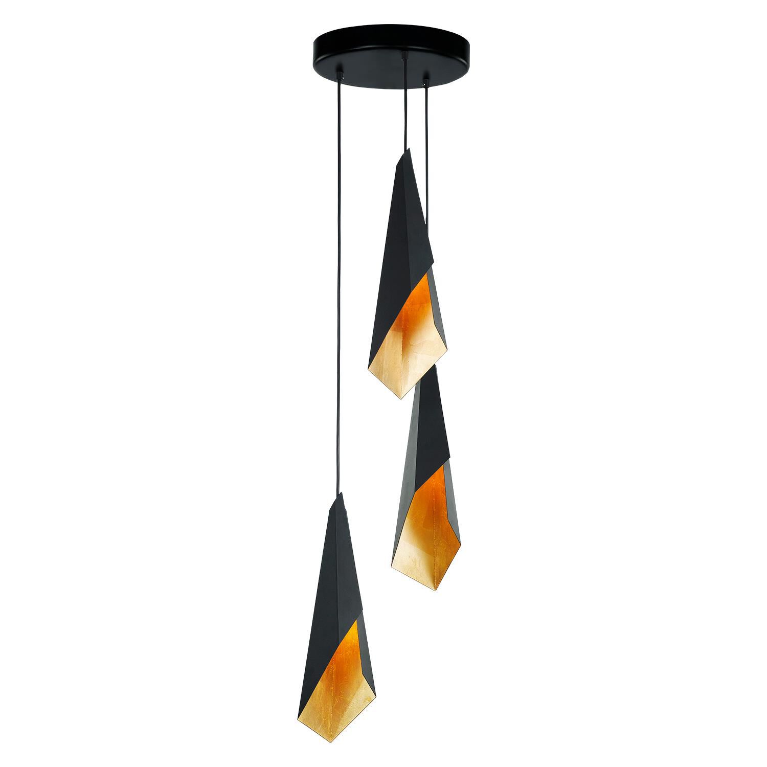 Velo 3 Light Multi Light Pendant by Alora Lighting