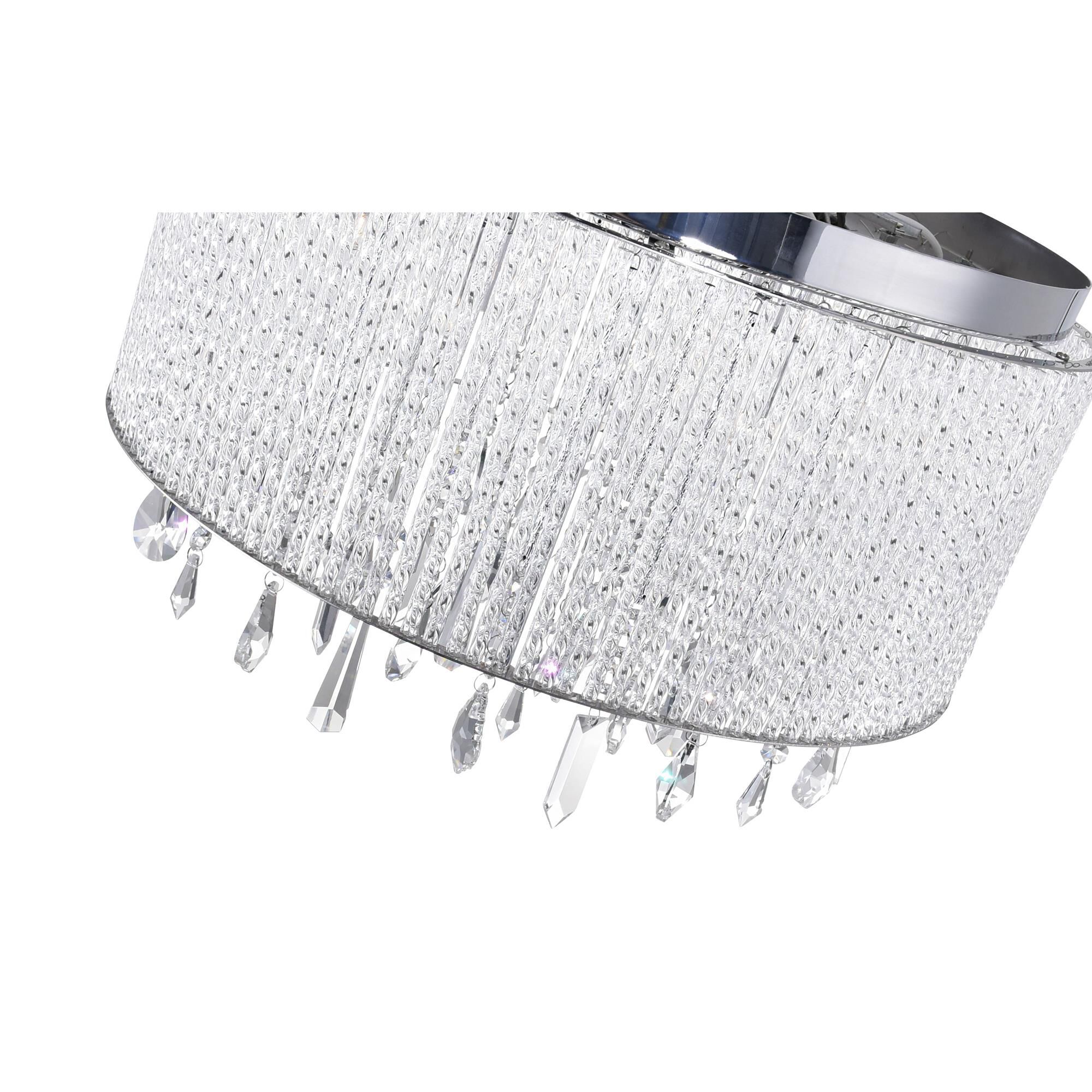 Benson 16 Inch 6 Light Flush Mount by CWI Lighting