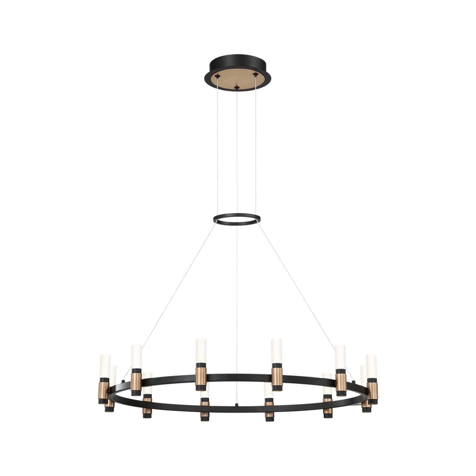 Shown in Deep Black/Brass finish