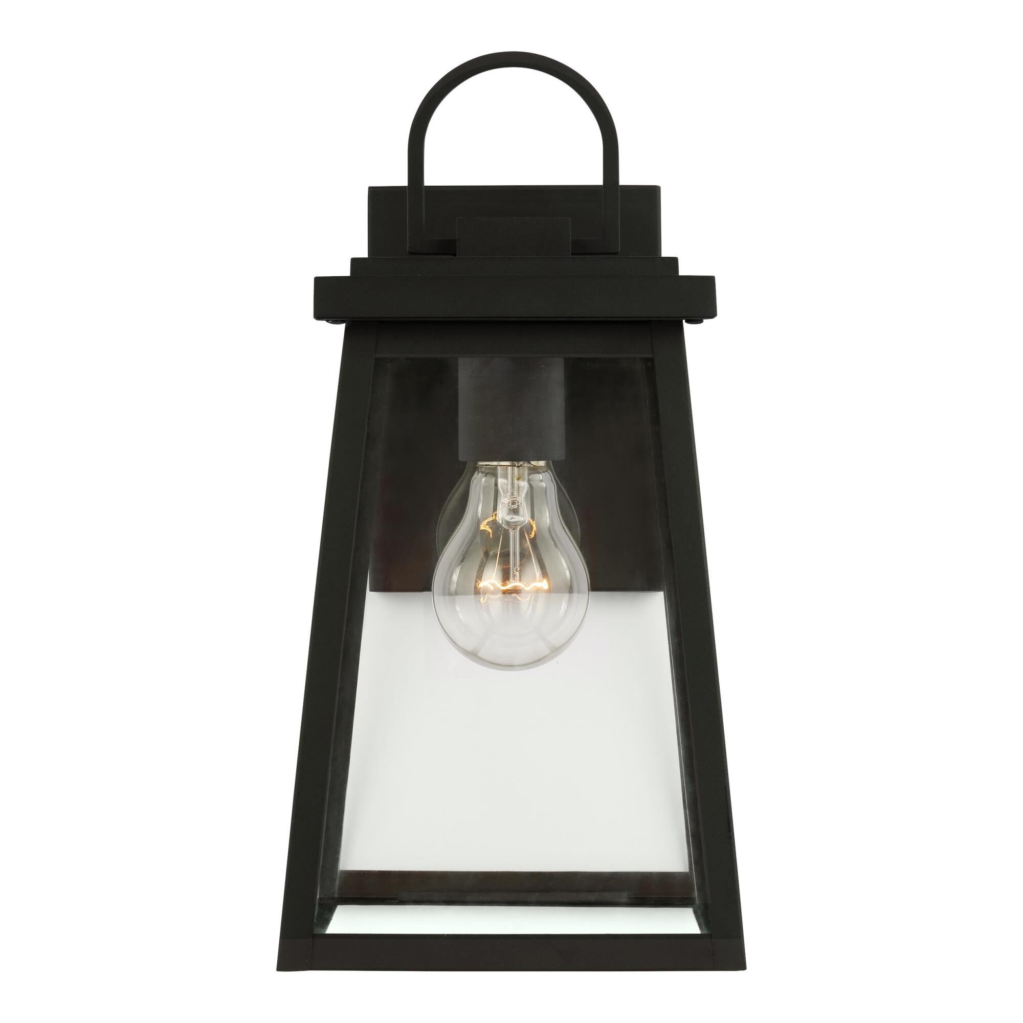 Shown in Black finish and Clear glass and Clear Glass And Etched Opal Glass s shade