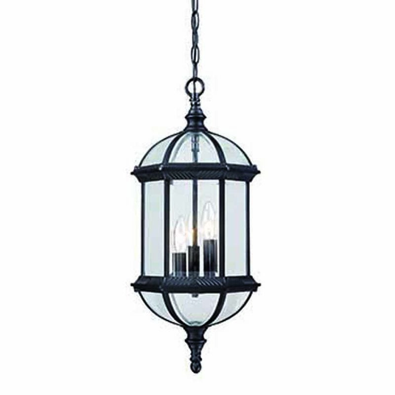 Dover 22 Inch Tall 3 Light Outdoor Hanging Lantern by Acclaim Lighting