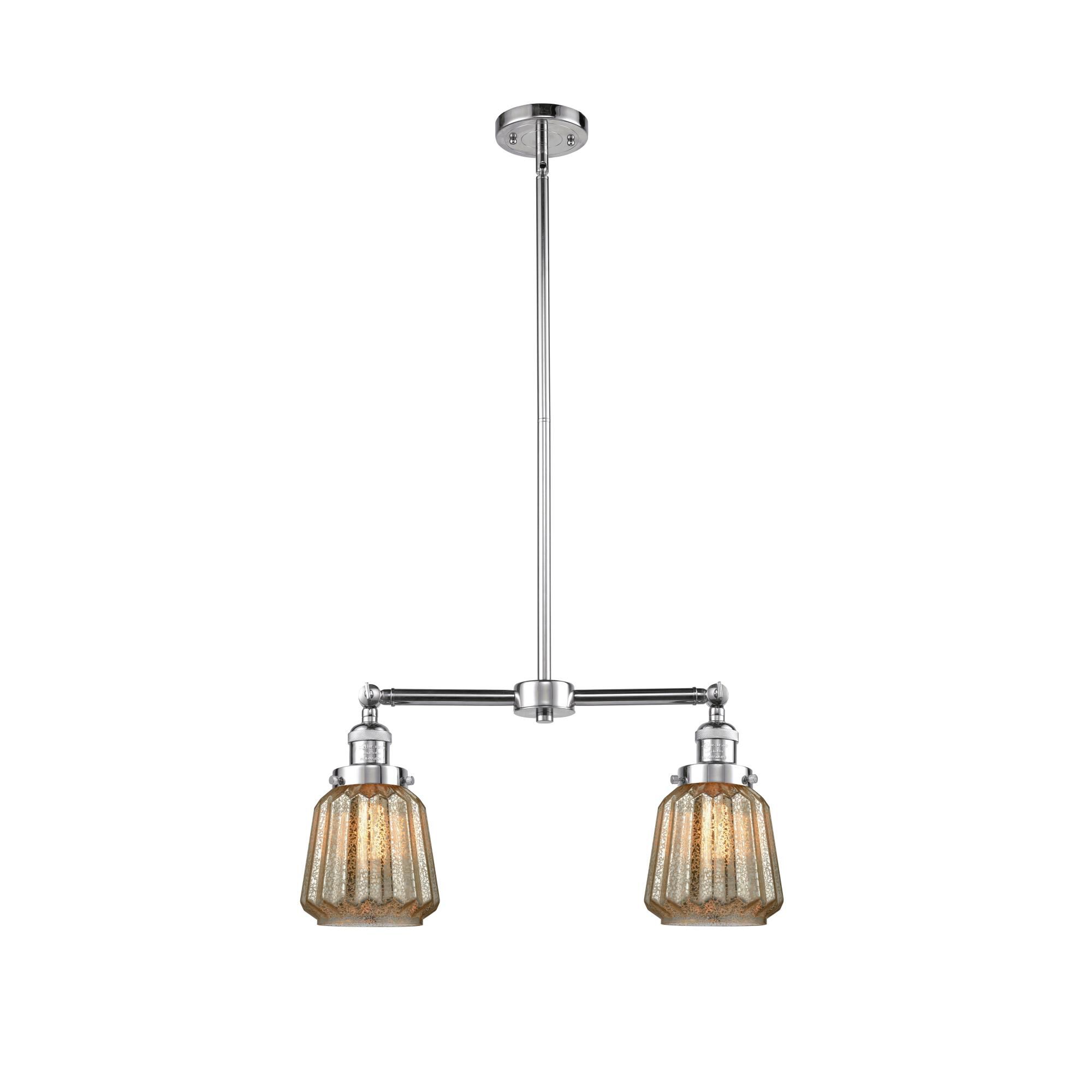 Bruno Marashlian Chatham 21 Inch 2 Light Mini Chandelier by Innovations Lighting