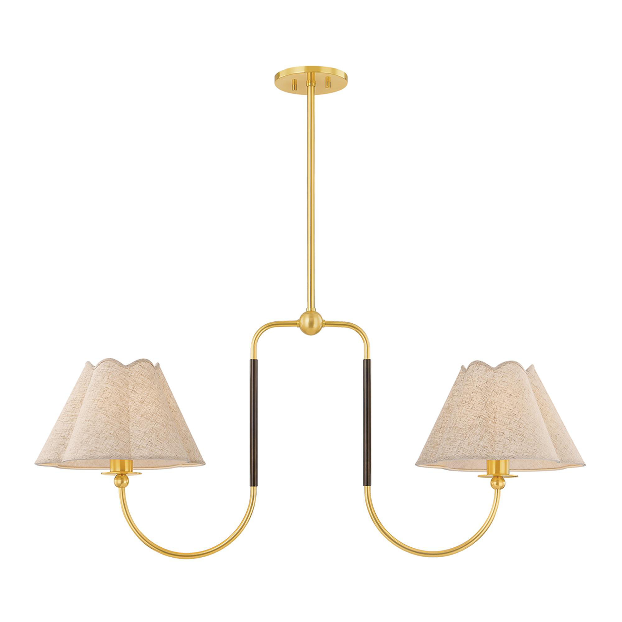 Mandy Cheng Janie Medium Linear Chandelier,