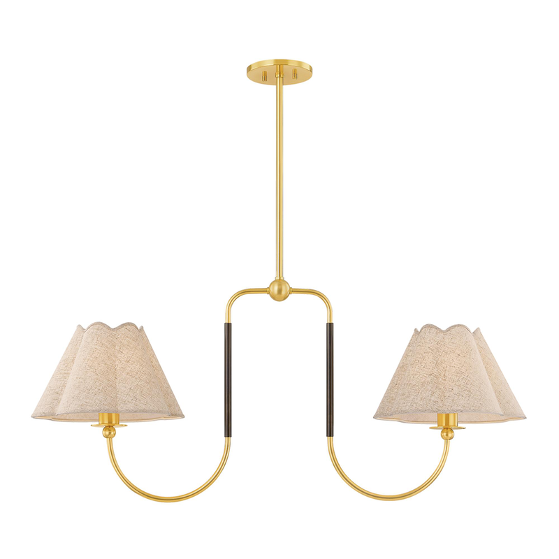 Mandy Cheng Janie Medium Linear Chandelier by Mitzi