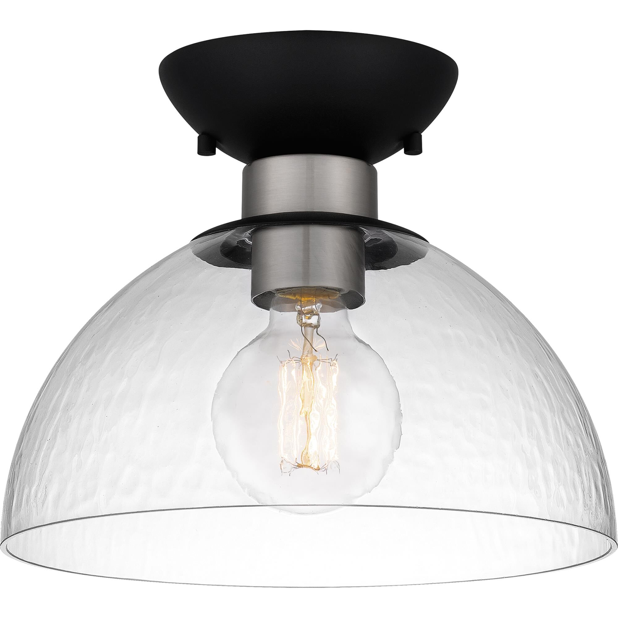 Halsey 10 Inch 1 Light Flush Mount by Quoizel