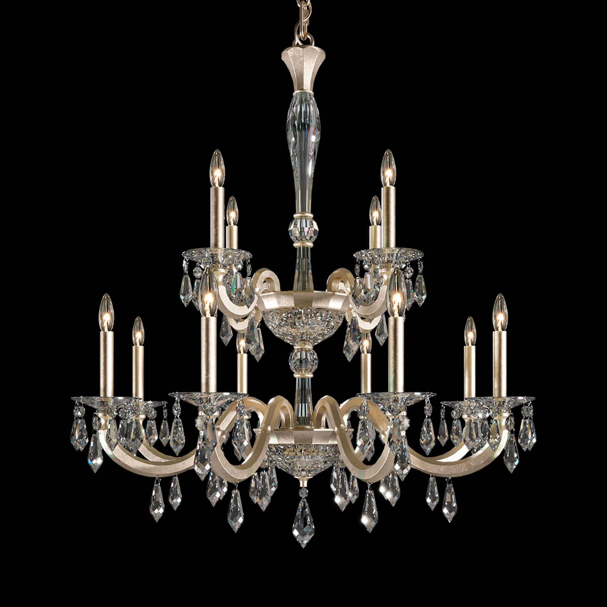 Napoli 32 Inch 12 Light Chandelier by Schonbek