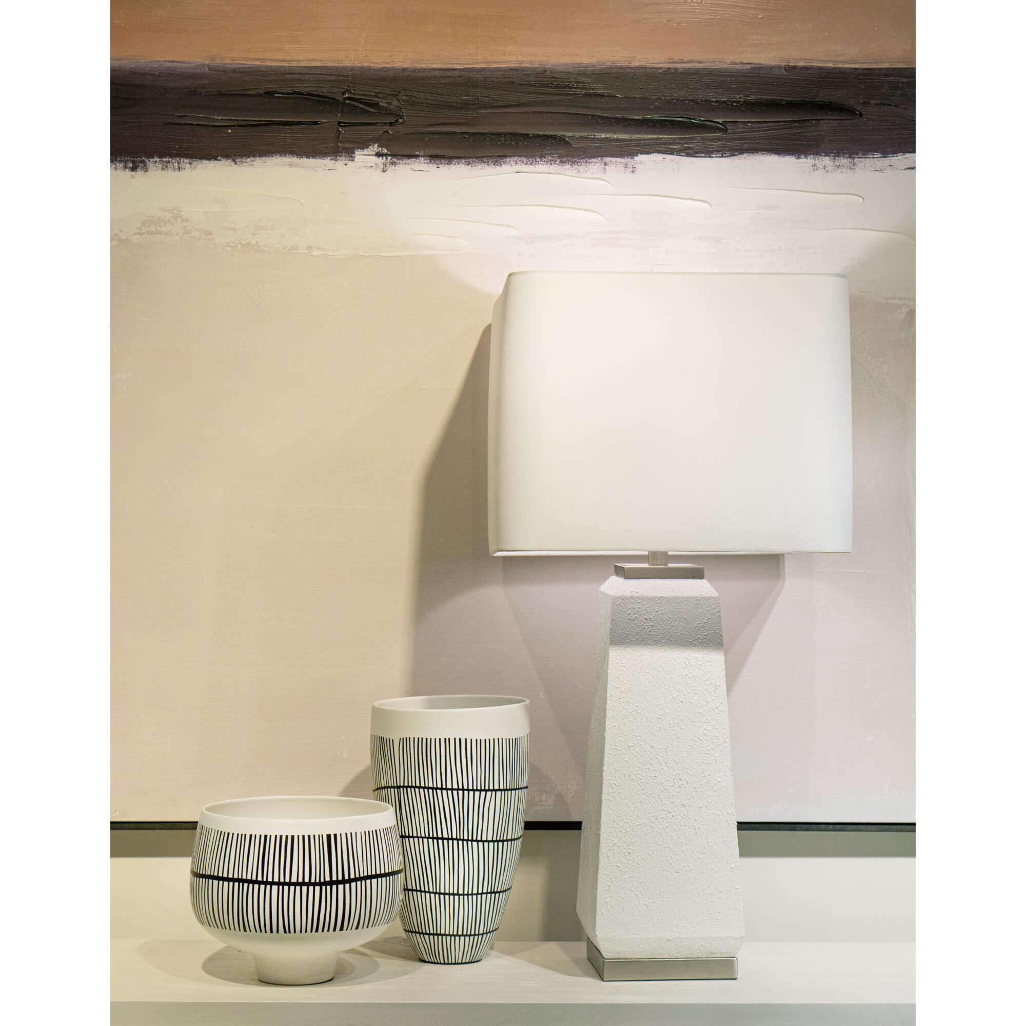 Shown in White finish