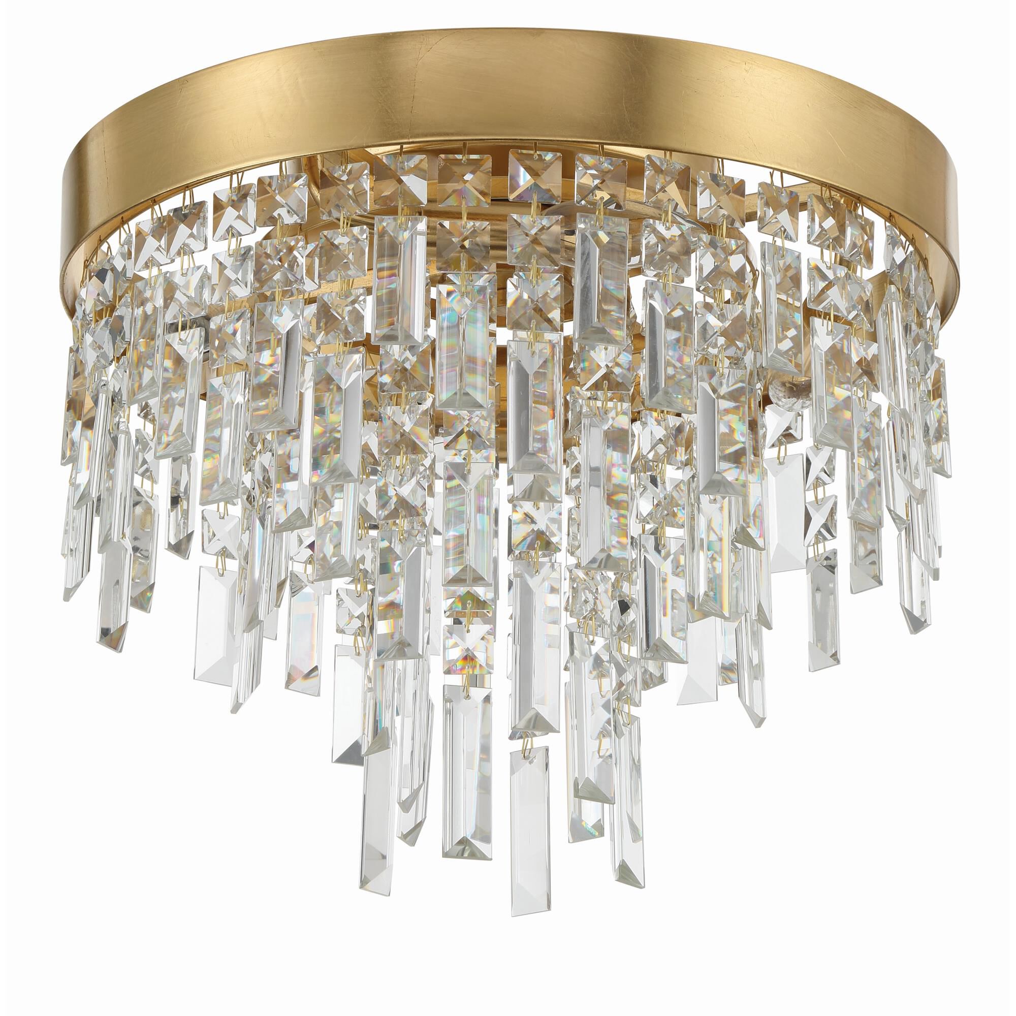 Winfield 16 Inch Flush Mount by Crystorama