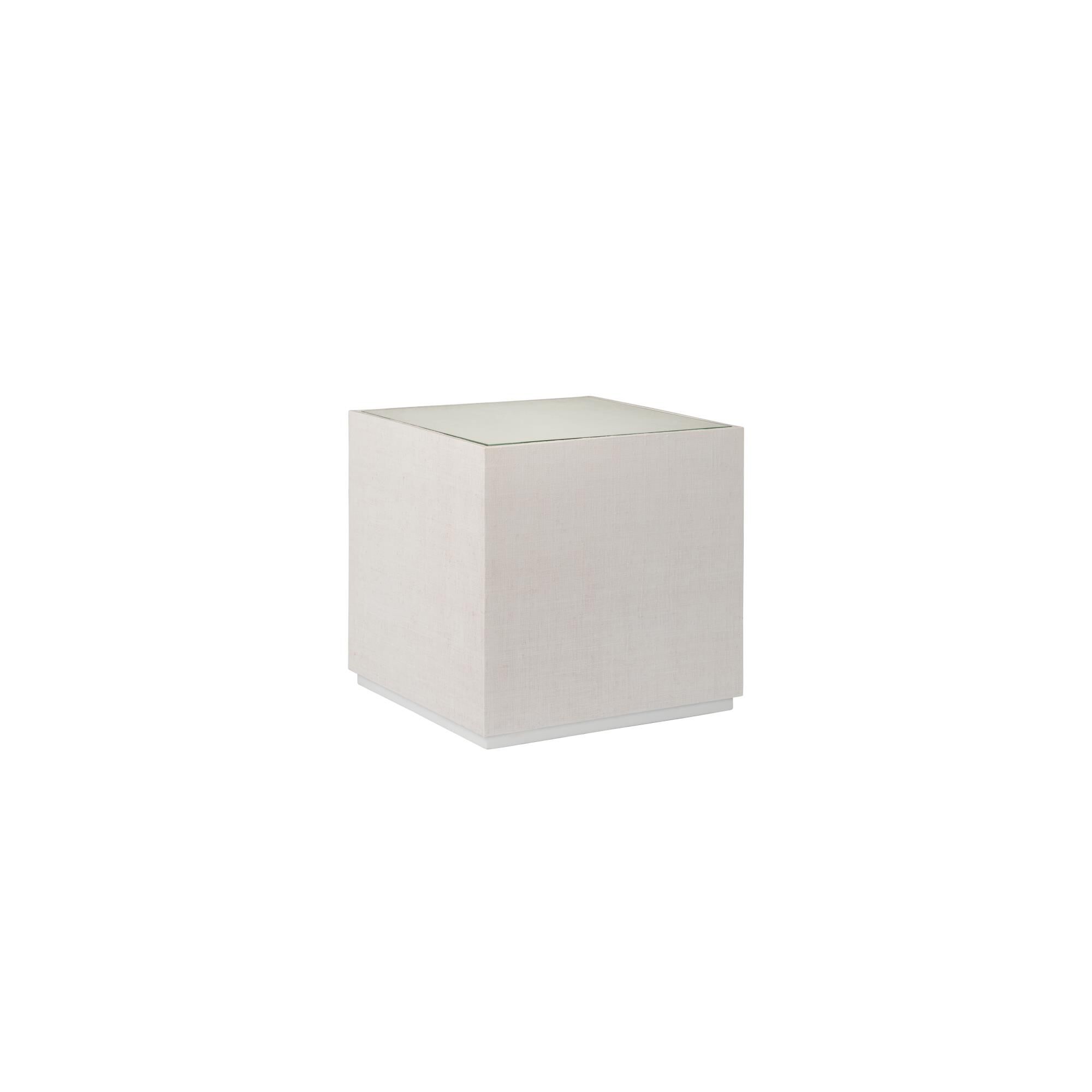 Shown in White Lacquer/Clear/Beveled finish and Tempered/Beveled glass