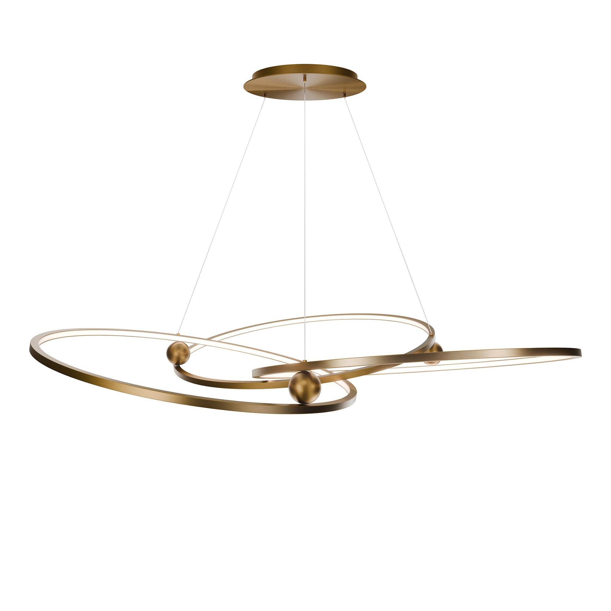 Sidewinder 60 Inch Chandelier by dweLED
