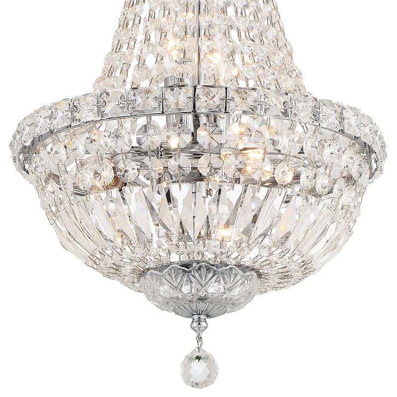 Roslyn 12 Inch Mini Chandelier by Crystorama