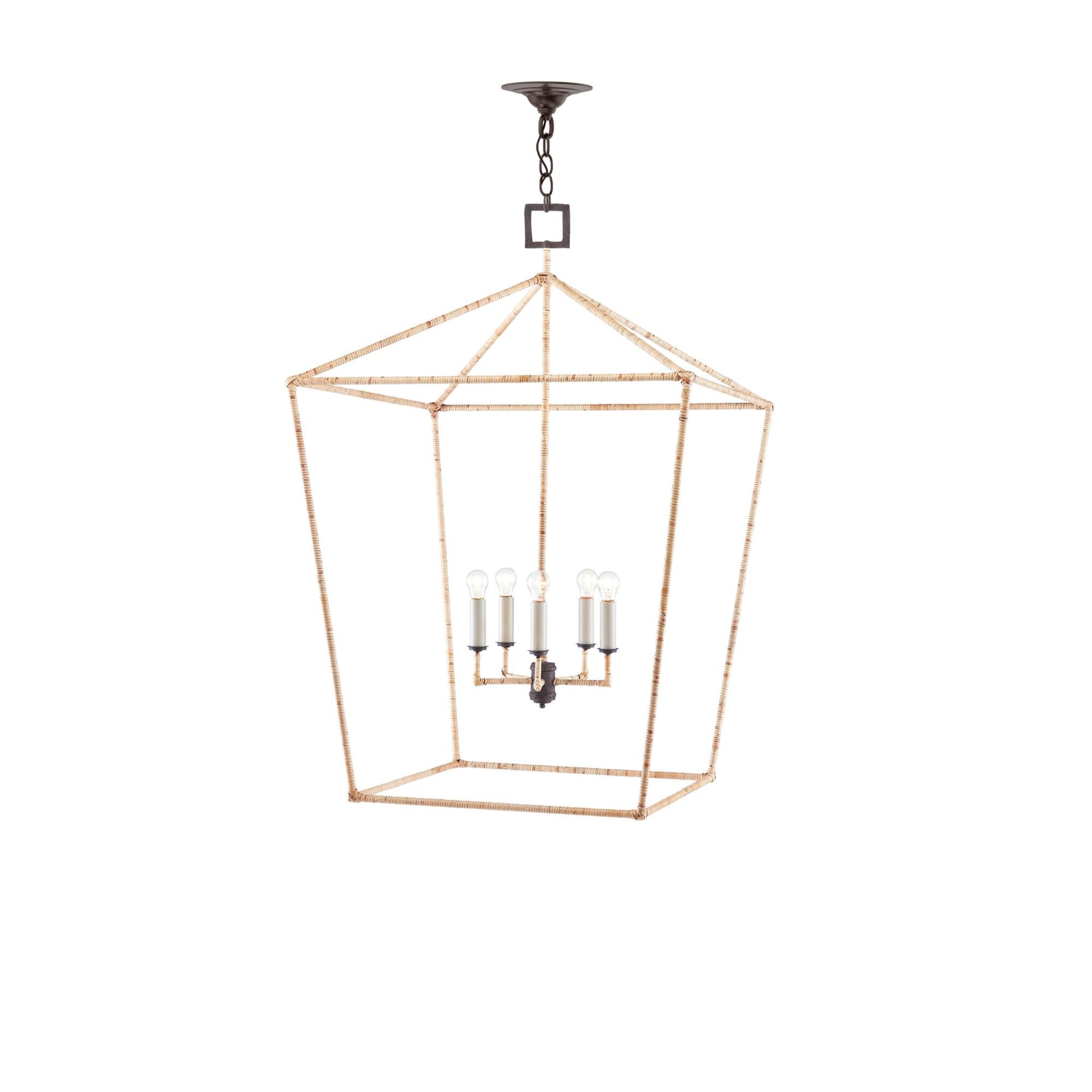 Shown in Mole Black-Natural Rattan finish