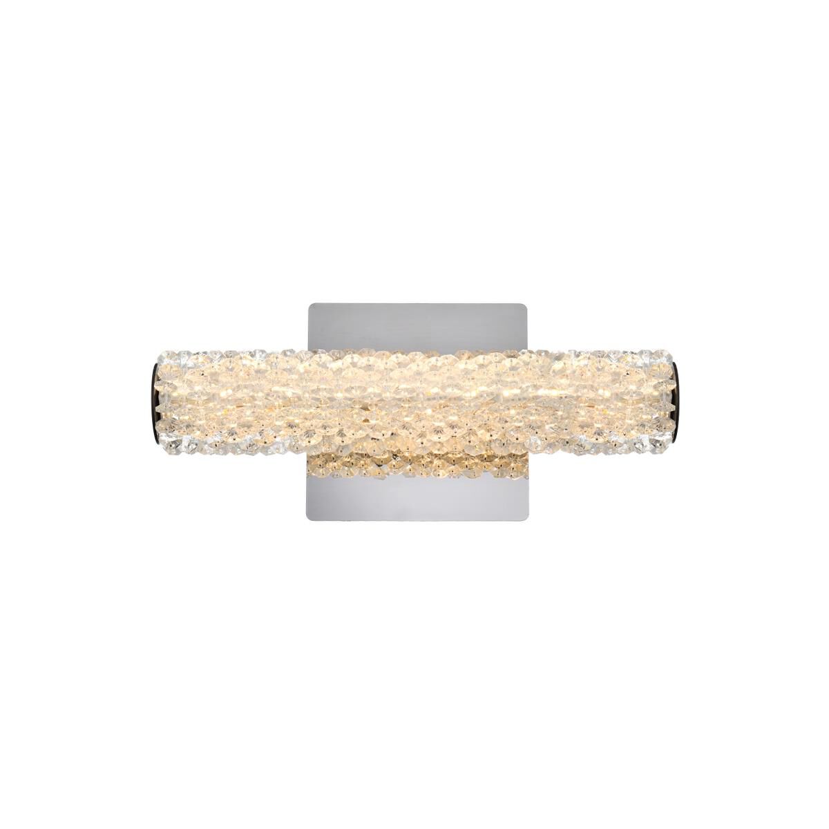 Shown in Chrome finish and Clear Royal Cut crystal