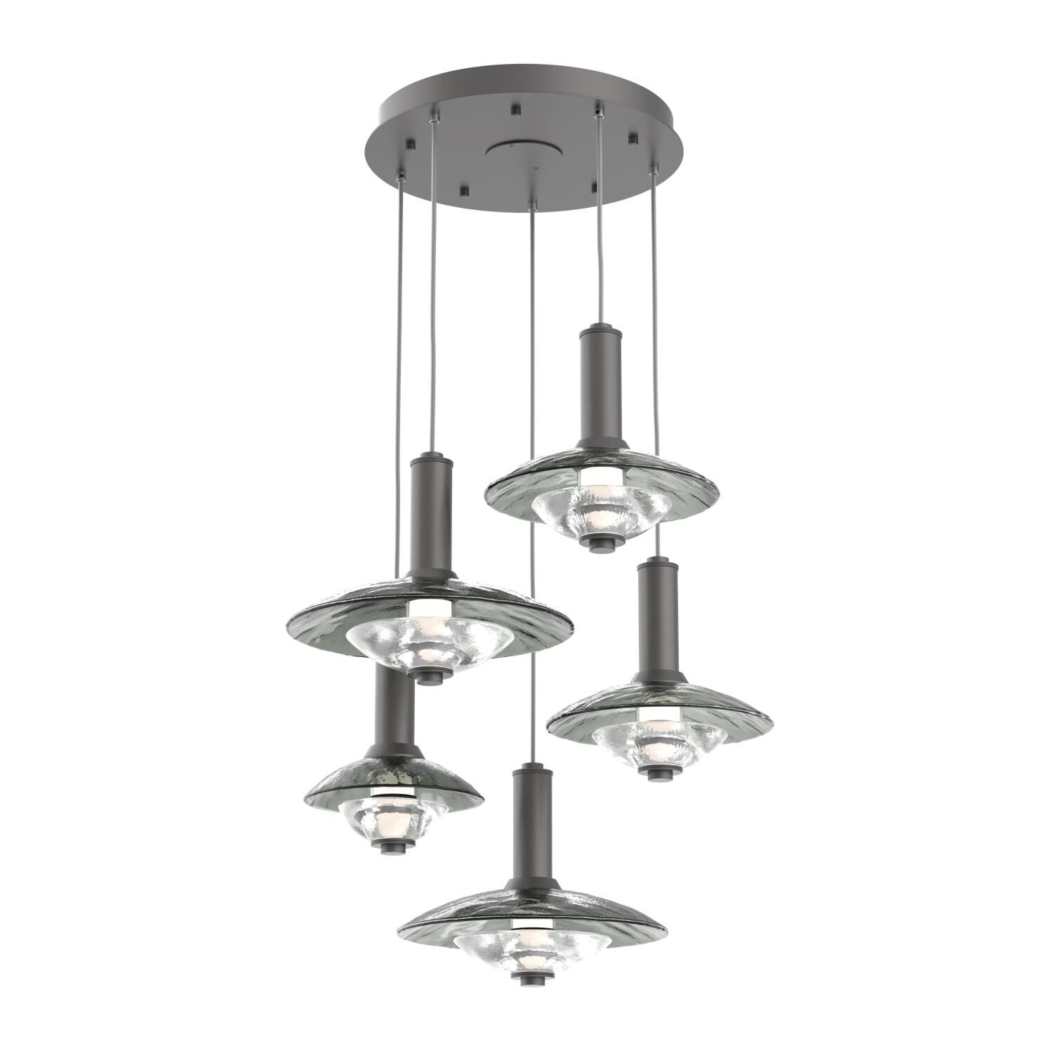 Levi Wilson Cirrus 30 Inch Multi Light Pendant by Hammerton Studio