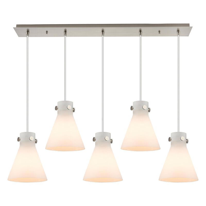 Bruno Marashlian Newton Cone 39 Inch 5 Light Linear Suspension Light by Innovations Lighting