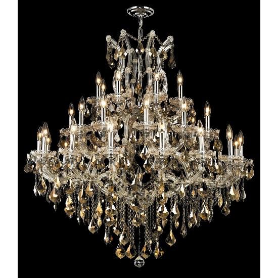 Maria Theresa 44 Inch 37 Light Chandelier by Elegant Lighting