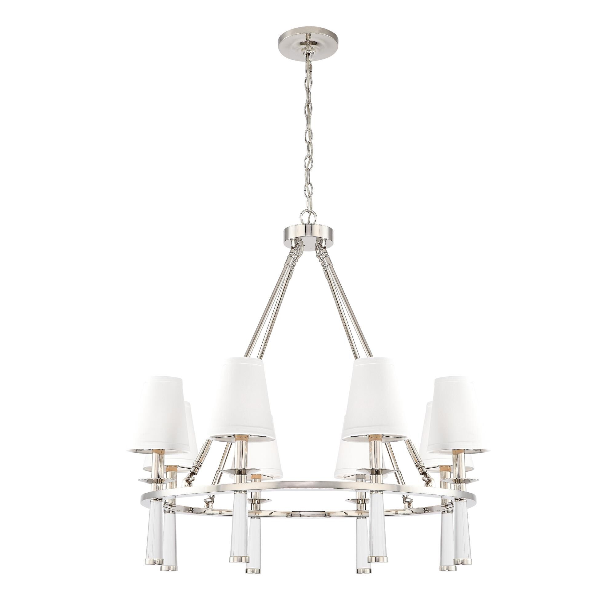 Shown in Polished Nickel finish