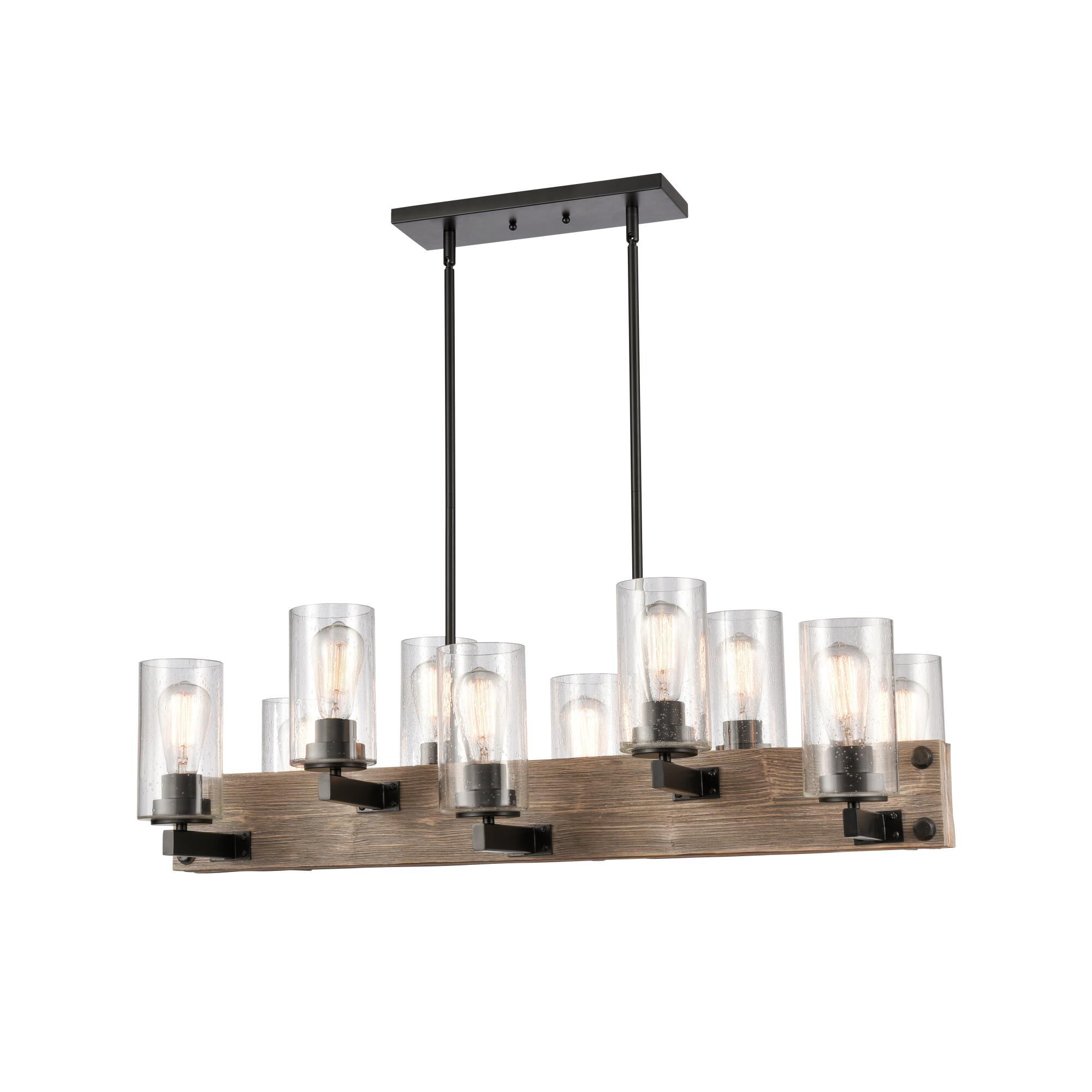 Bruno Marashlian Diego 37 Inch 10 Light Linear Suspension Light by Innovations Lighting