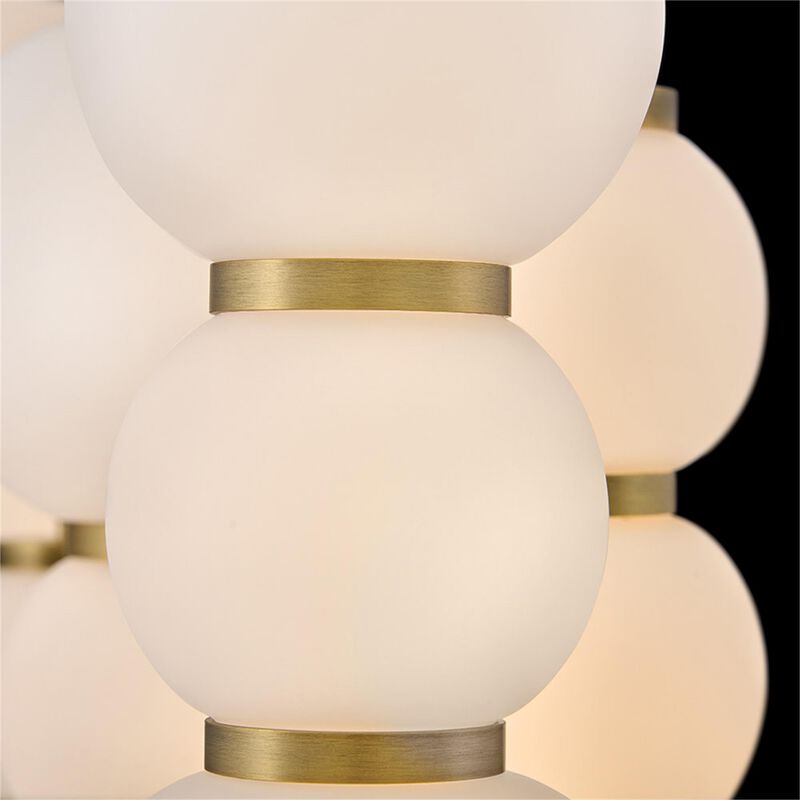 Trigo Medium Linear Chandelier by Hinkley
