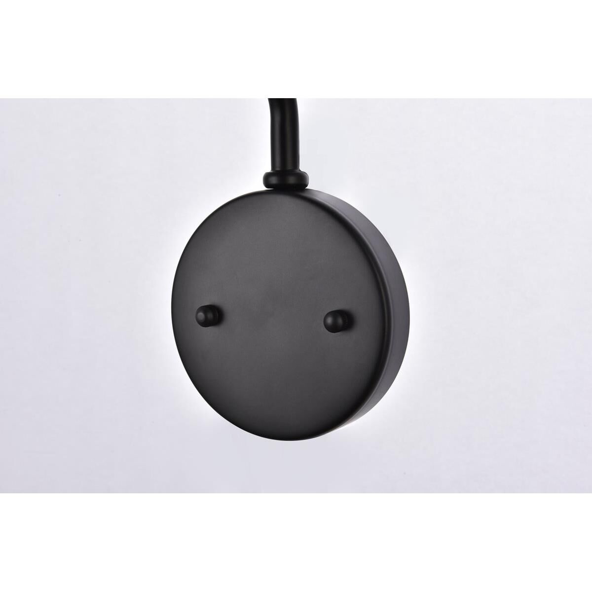 Shown in Black finish and Clear glass