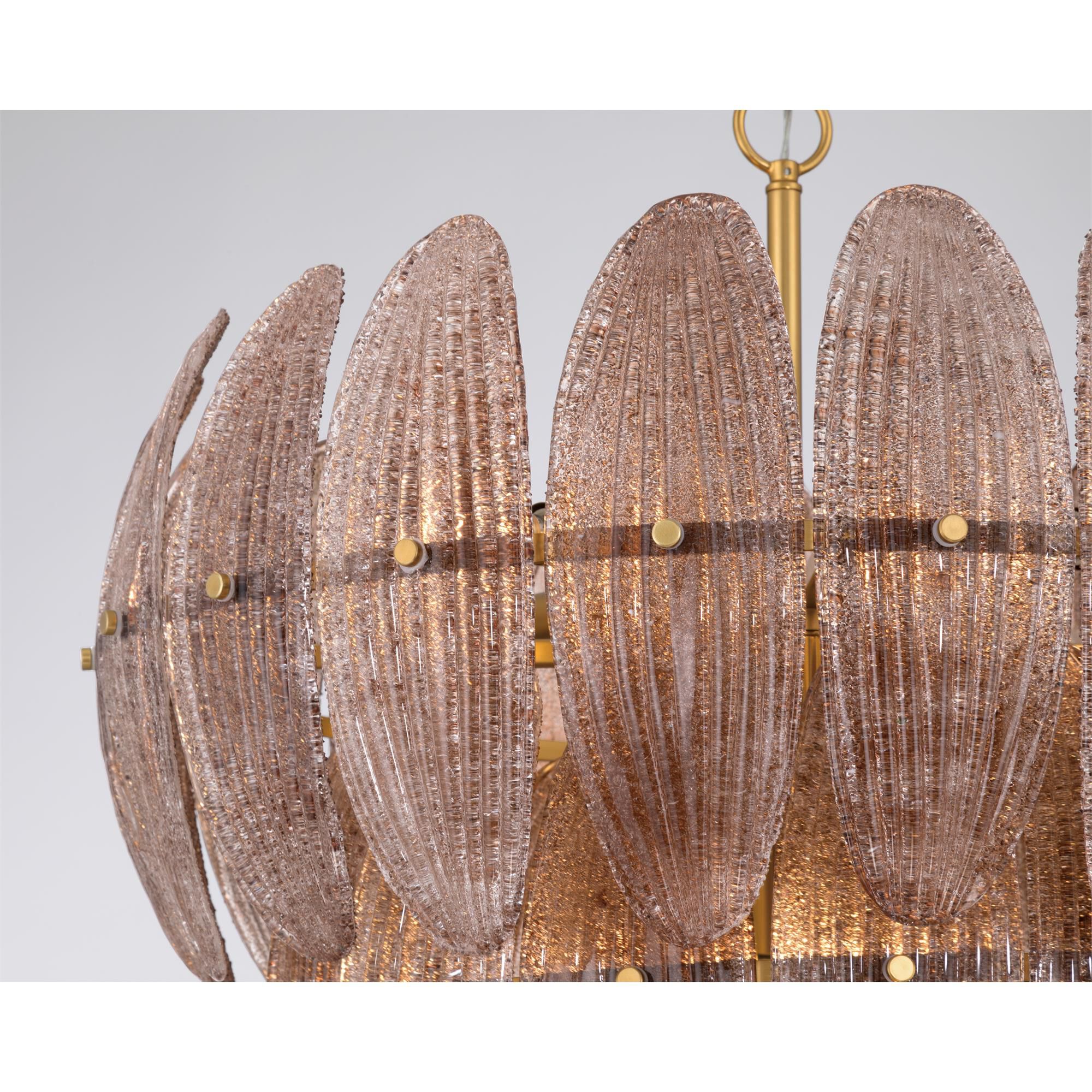 Shown in Legacy Brass finish and Brown Textured shade