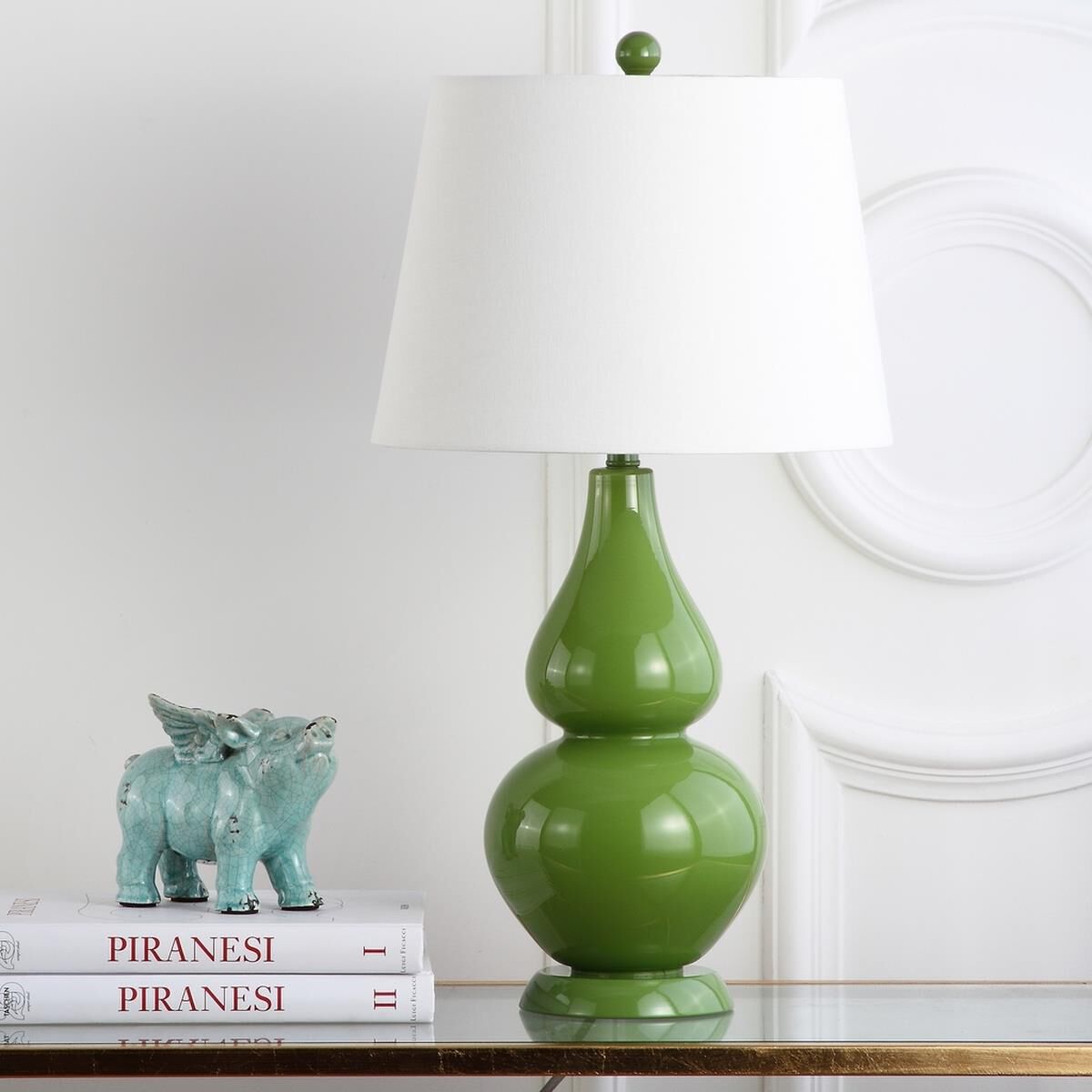 Cybil Double Gourd 26 Inch Table Lamp by Safavieh