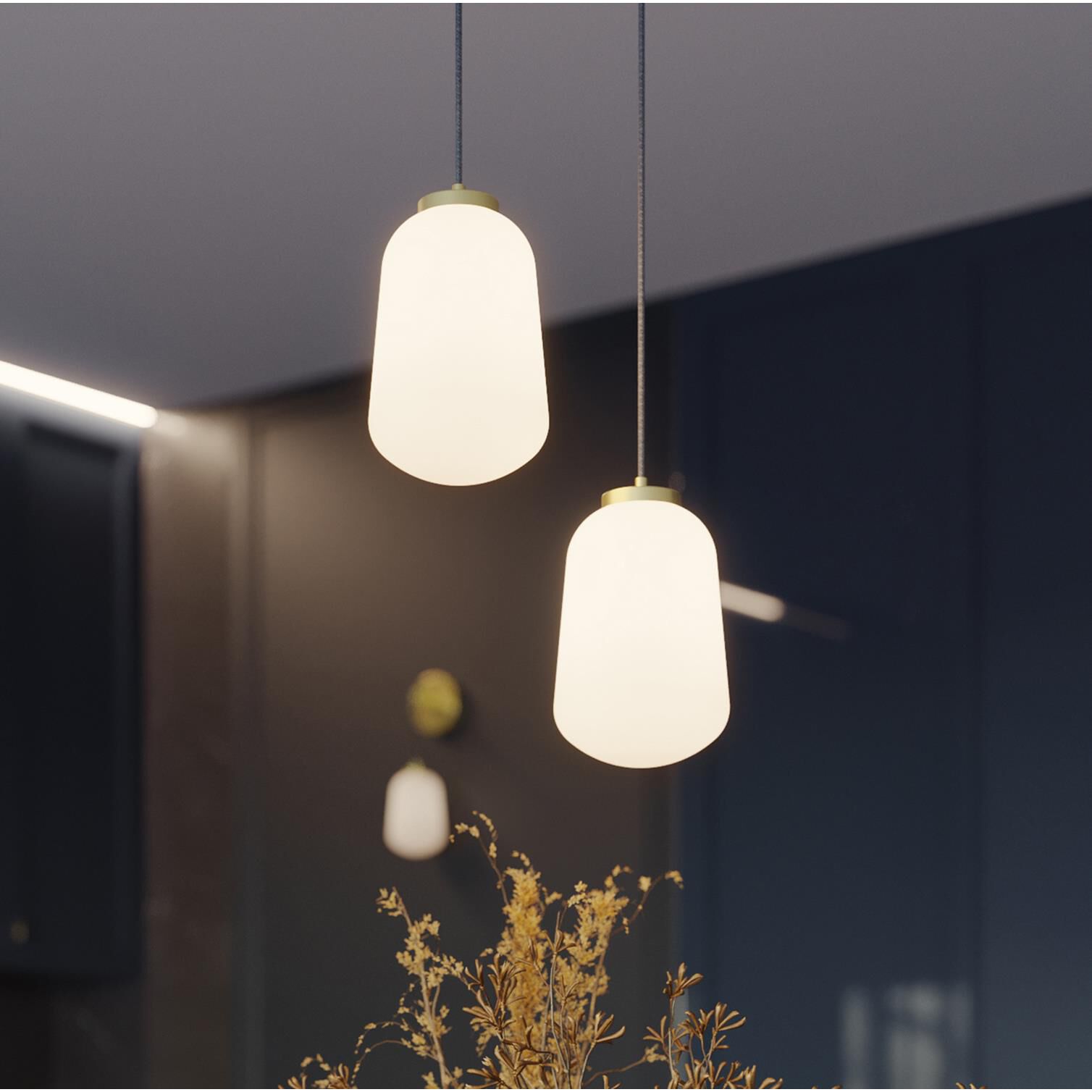 Olivia 7 Inch Mini Pendant by AFX Lighting