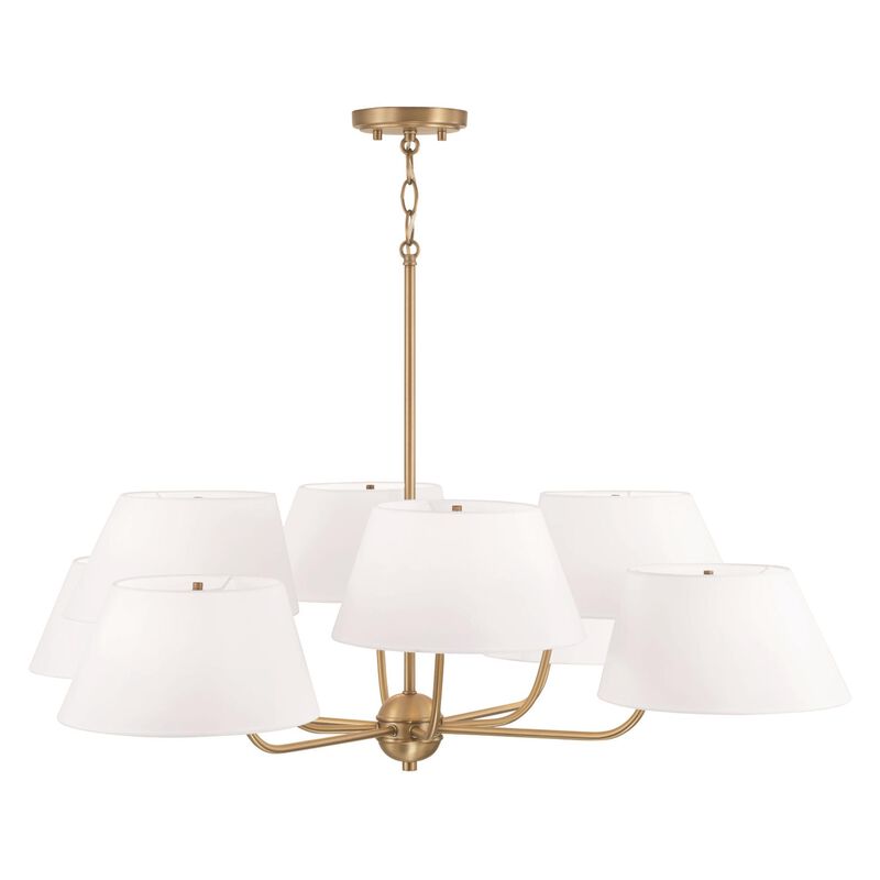 Welsley 40 Inch 8 Light Chandelier by Capital Lighting Fixture Company
