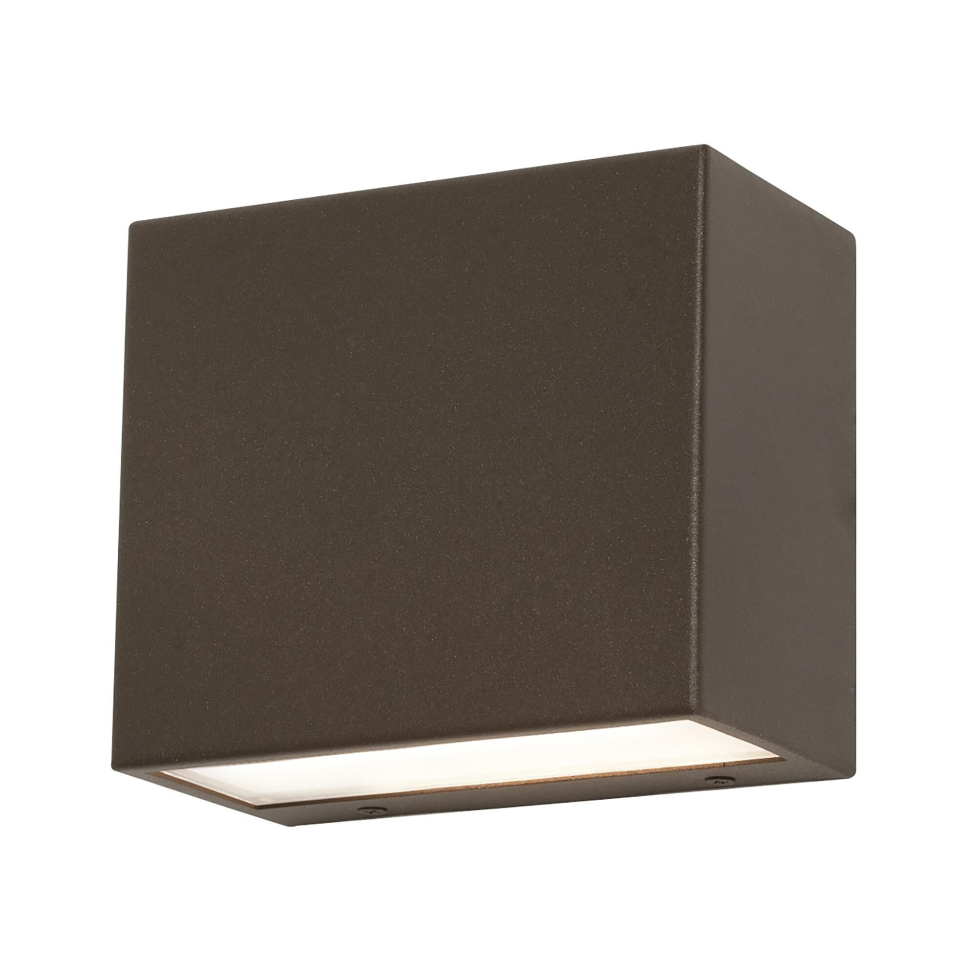Shown in Bronze finish and White shade