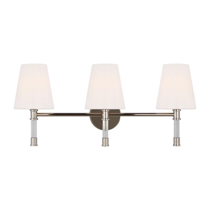 Chapman & Myers Hanover 24 Inch 3 Light Bath Vanity Light by Visual Comfort Studio Collection