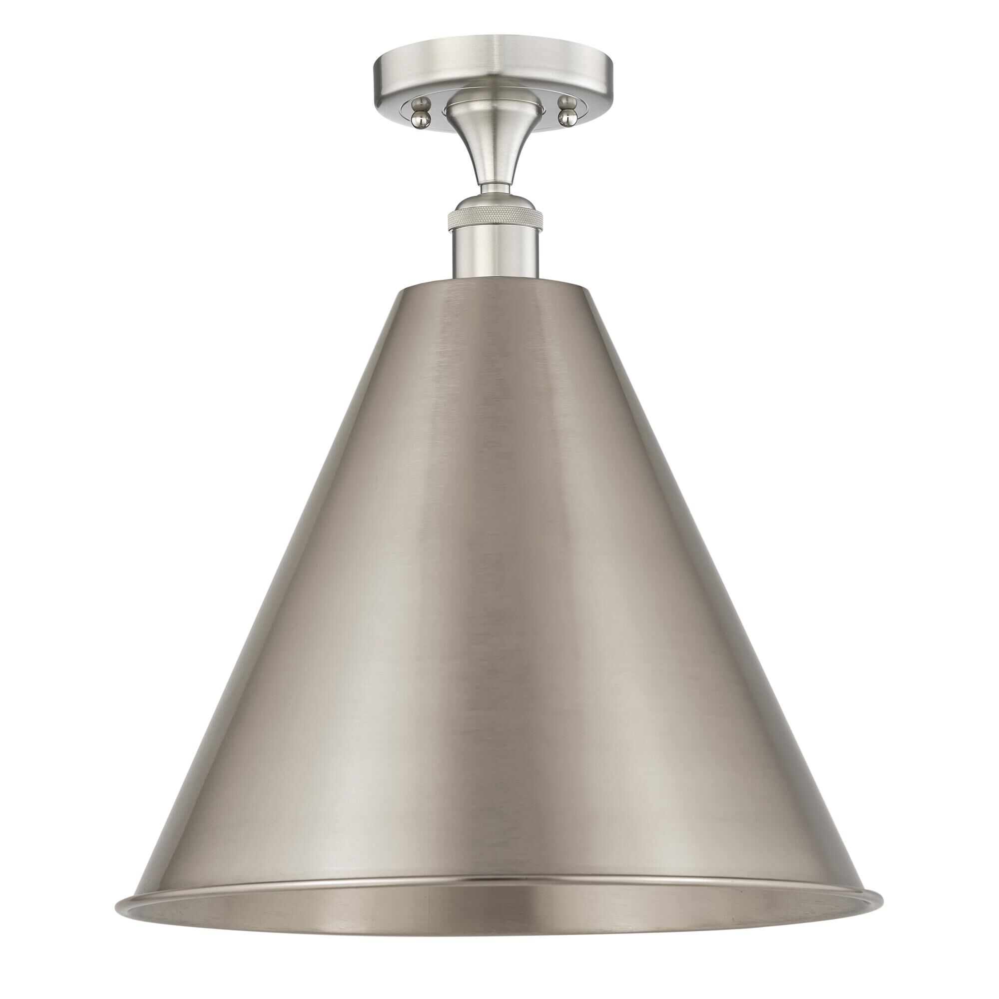 Bruno Marashlian Edison Cone 16 Inch Semi Flush Mount by Innovations Lighting