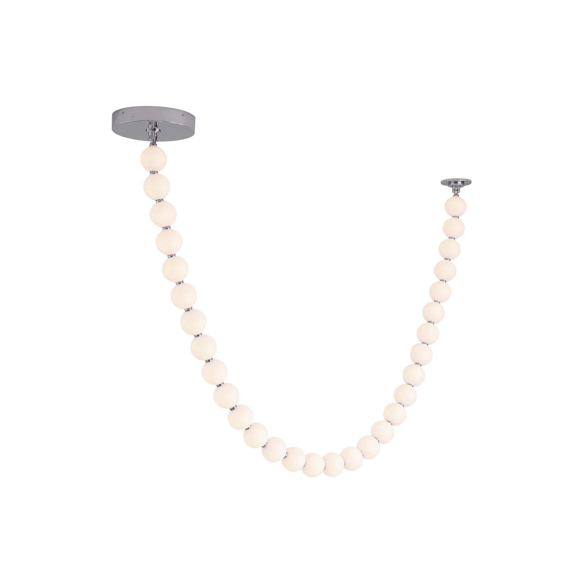 Ryan Pauly Akoya 104 Inch Linear Suspension Light by Alora Lighting