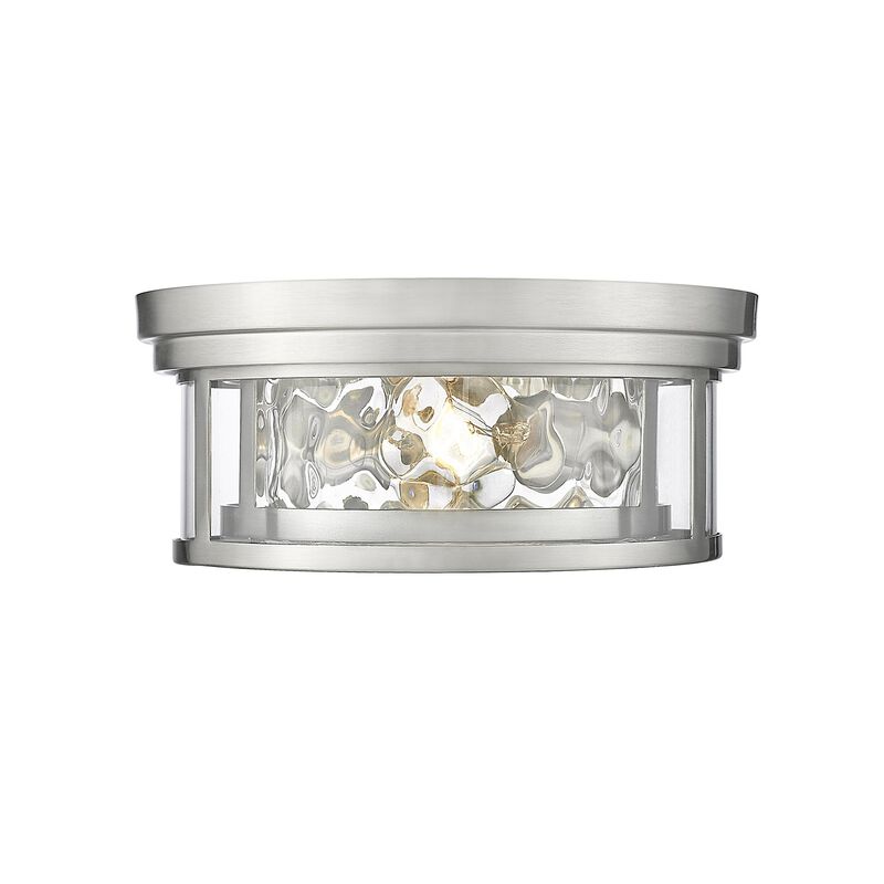 Clarion 12 Inch 2 Light Flush Mount by Z-Lite