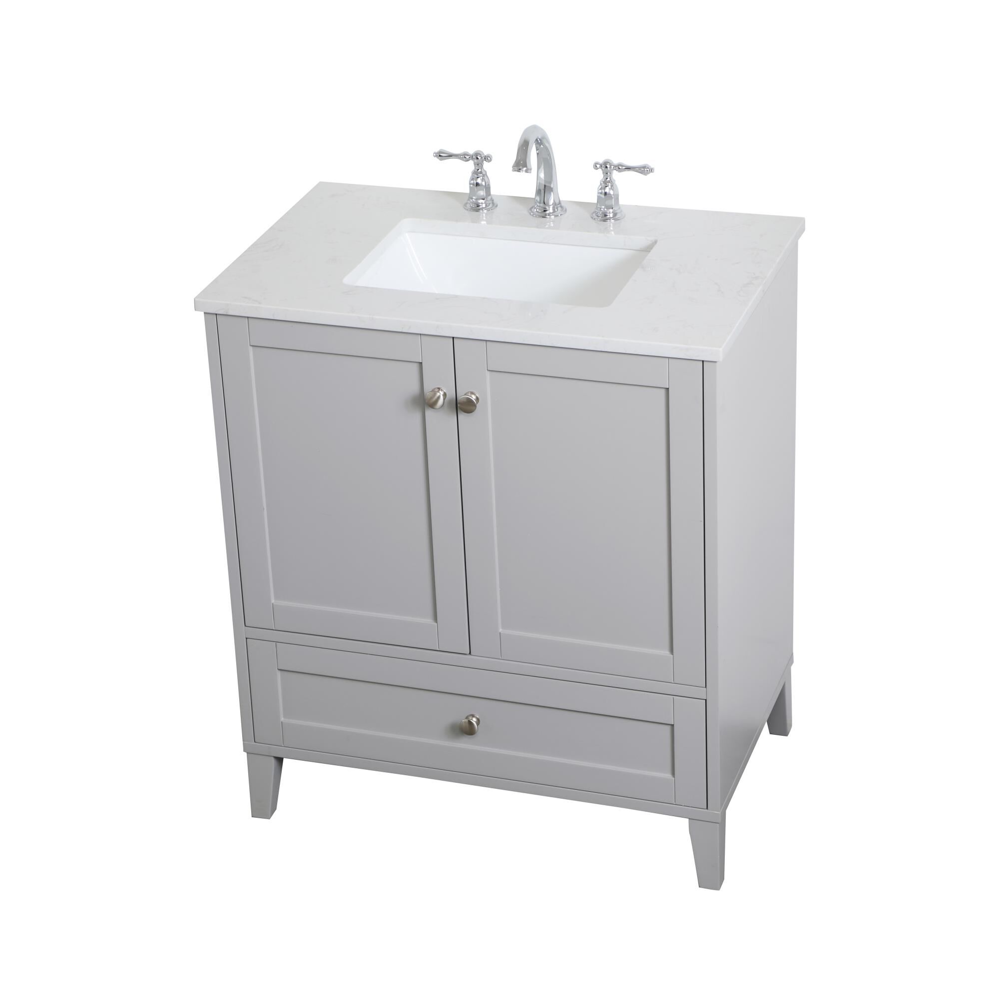 Shown in Grey finish