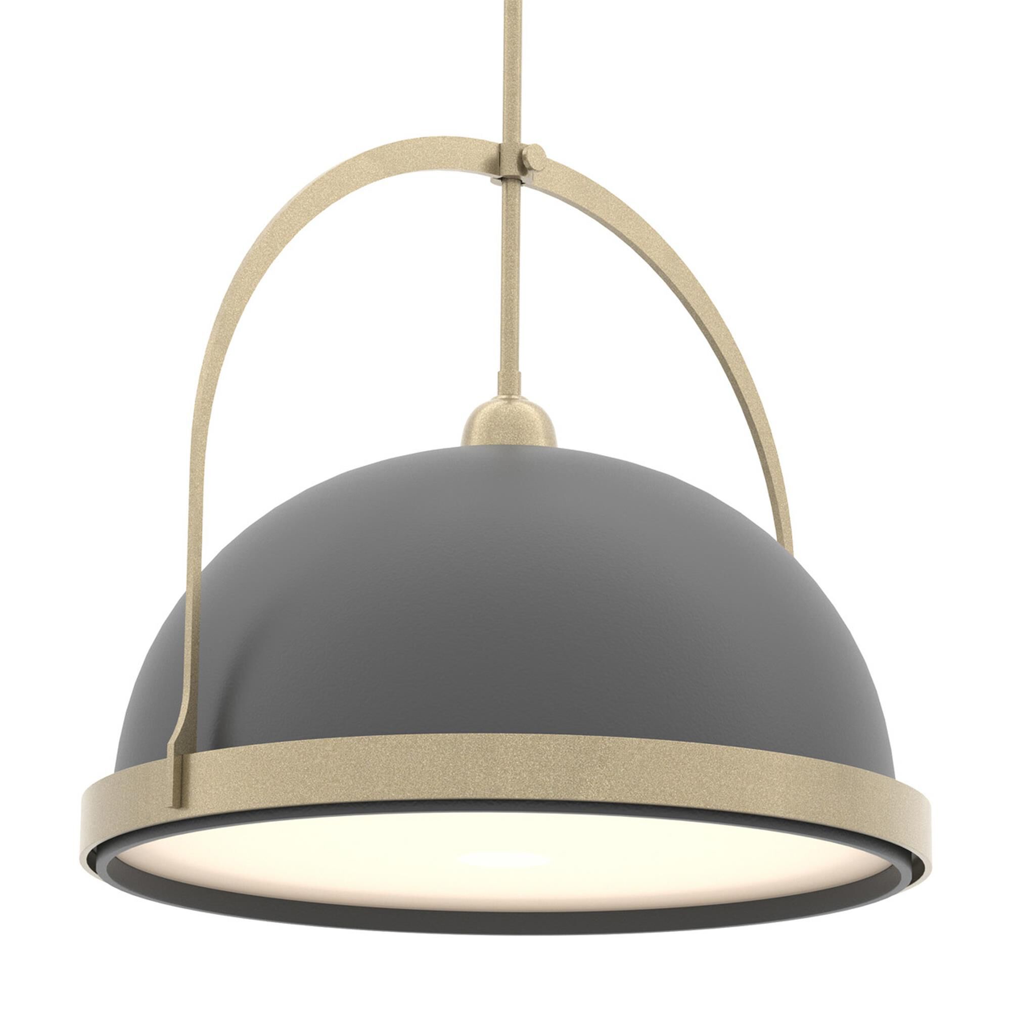 Shown in Soft Gold finish and Black accent