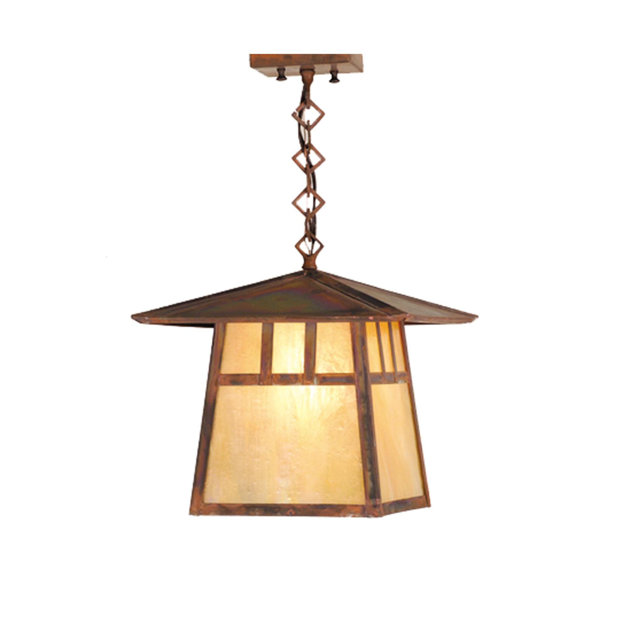 Stillwater Double Bar Mission 17 Inch Large Pendant by Meyda Lighting