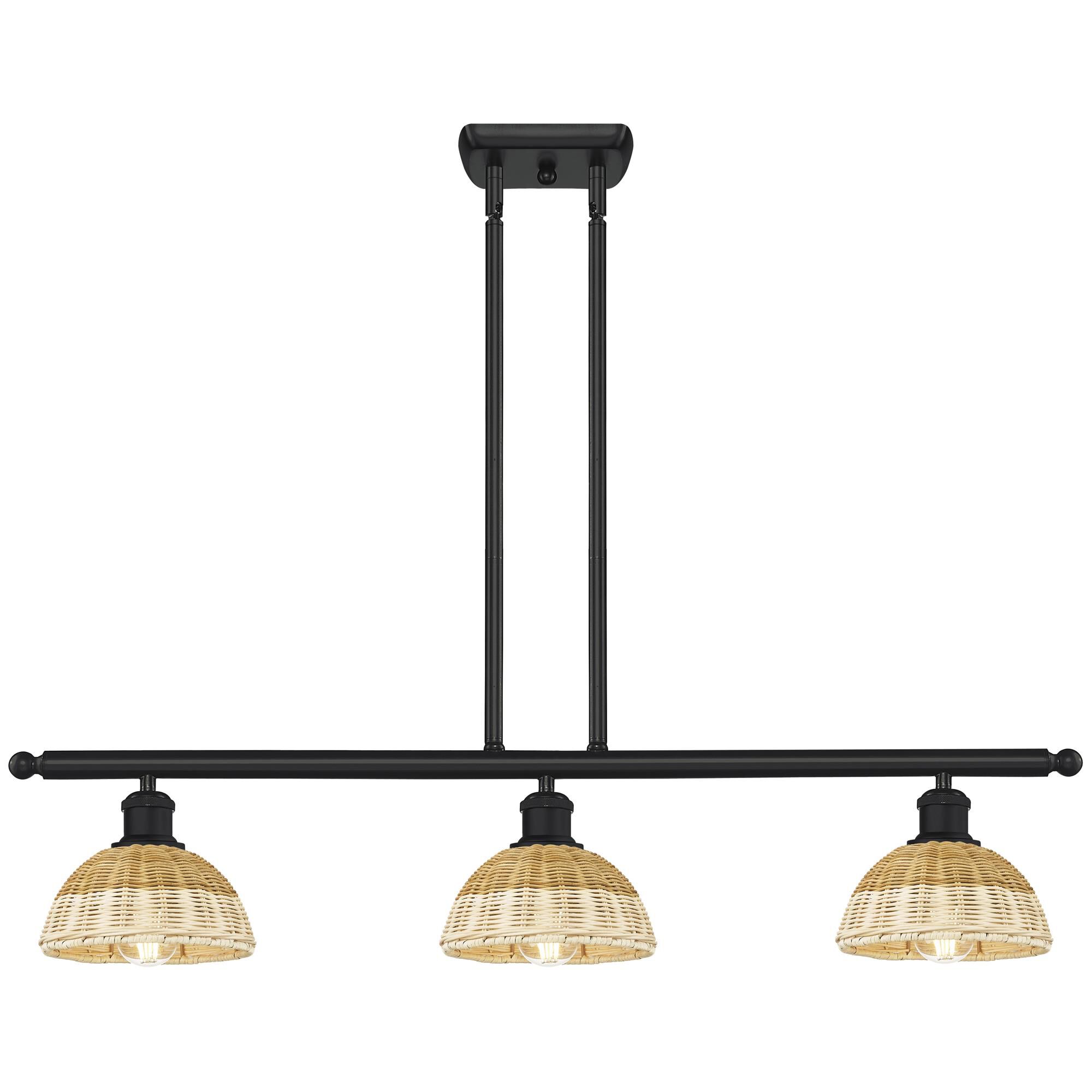 Shown in Matte Black finish and Natural shade