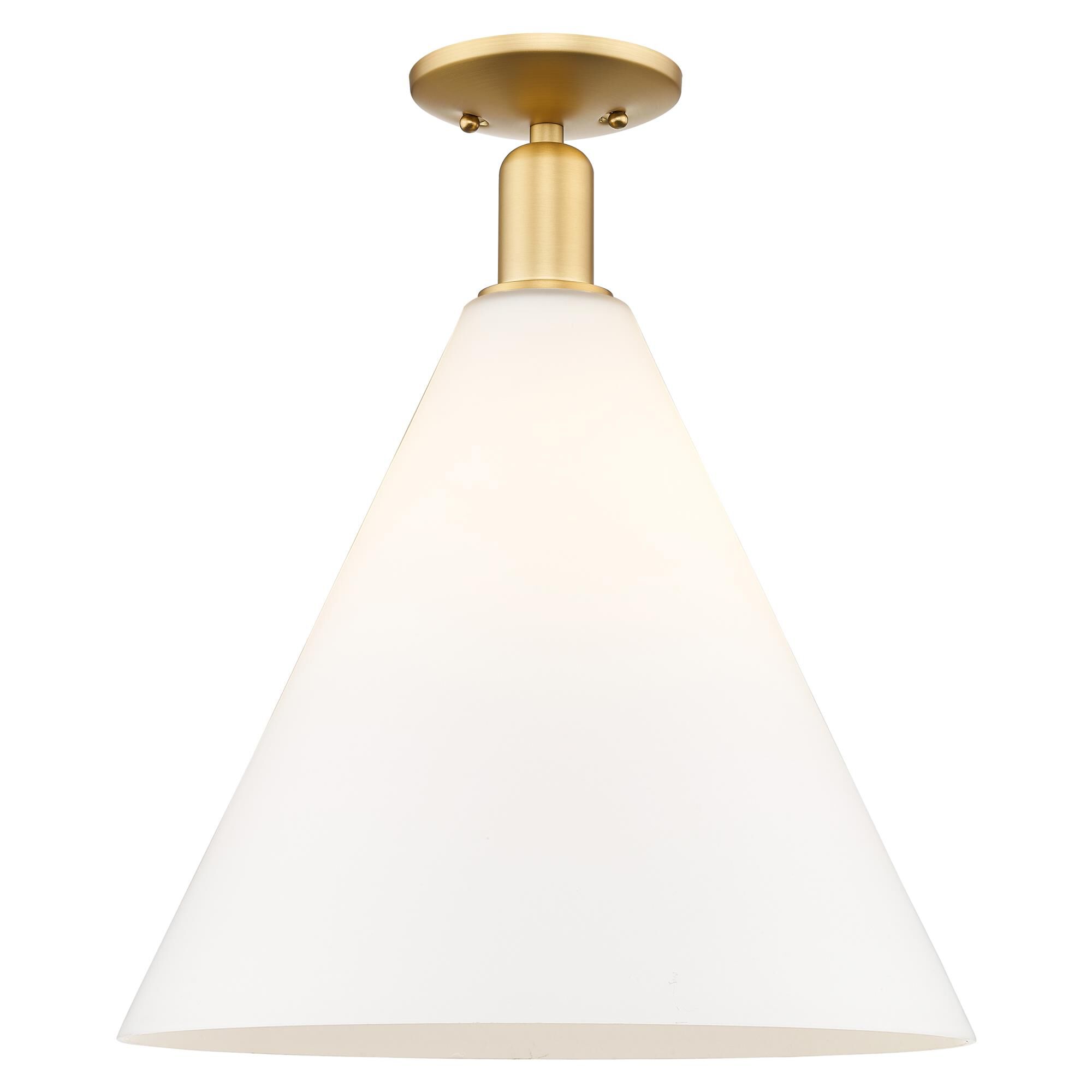 Bruno Marashlian Berkshire Glass 16 Inch Semi Flush Mount by Innovations Lighting