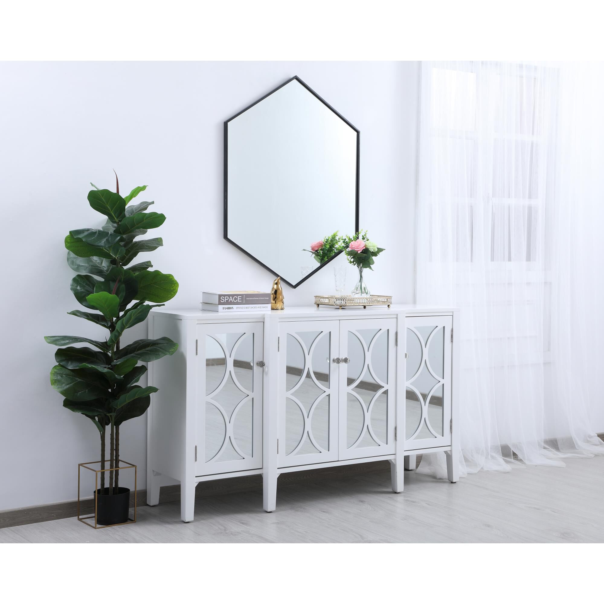 Shown in Black finish