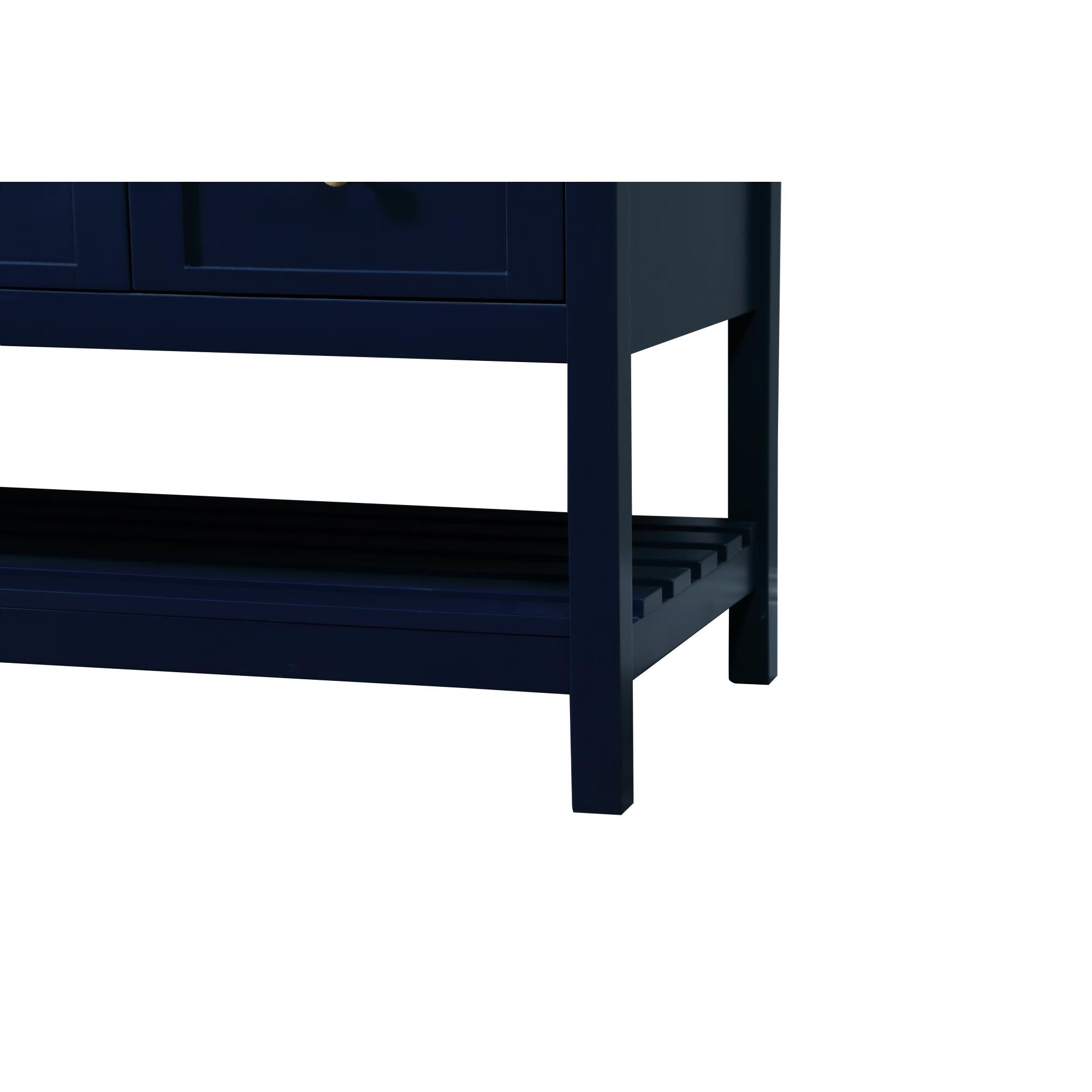 Shown in Blue finish