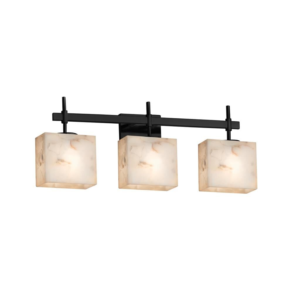 Alabaster Rocks! 23 Inch 3 Light Bath Vanity Light by Justice Design Group