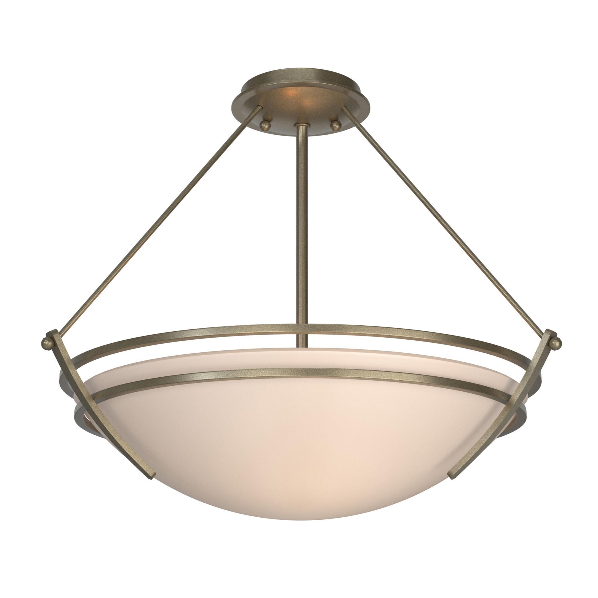 Presidio Tryne 18 Inch 3 Light Semi Flush Mount by Hubbardton Forge