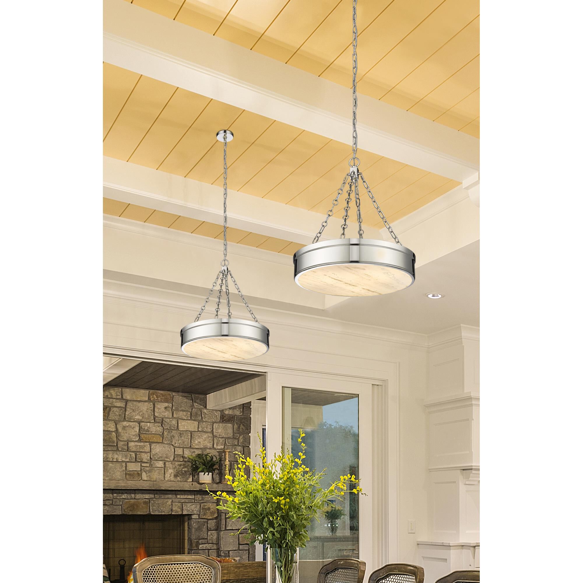 Anders 22 Inch 3 Light LED Mini Chandelier by Z-Lite