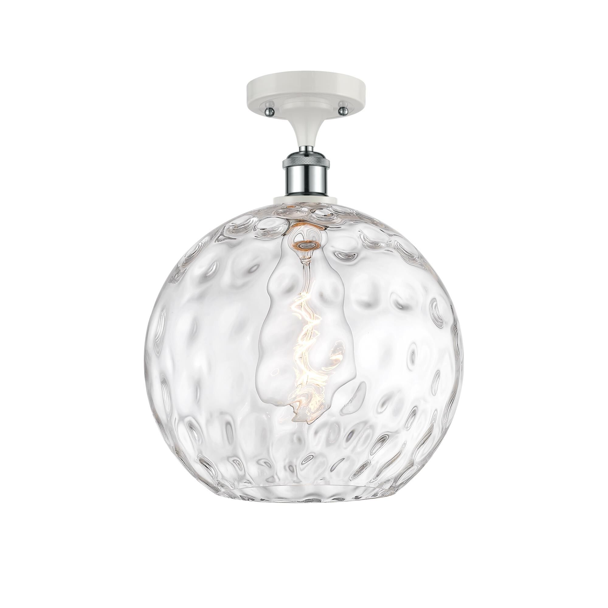 Bruno Marashlian Athens Water Glass 12 Inch 1 Light Semi Flush Mount by Innovations Lighting
