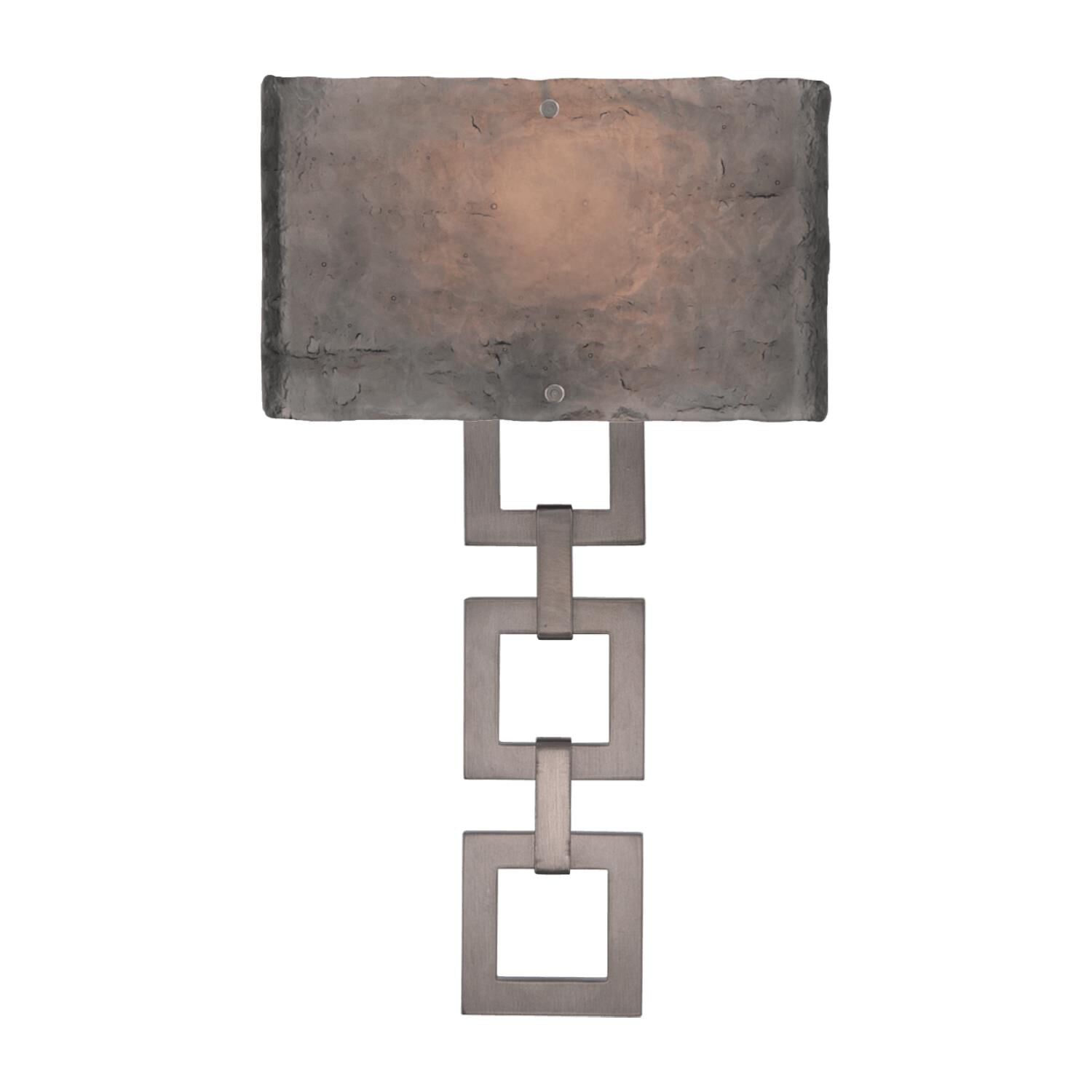 Hammerton Studio Carlyle Square Link 18 Inch Wall Sconce